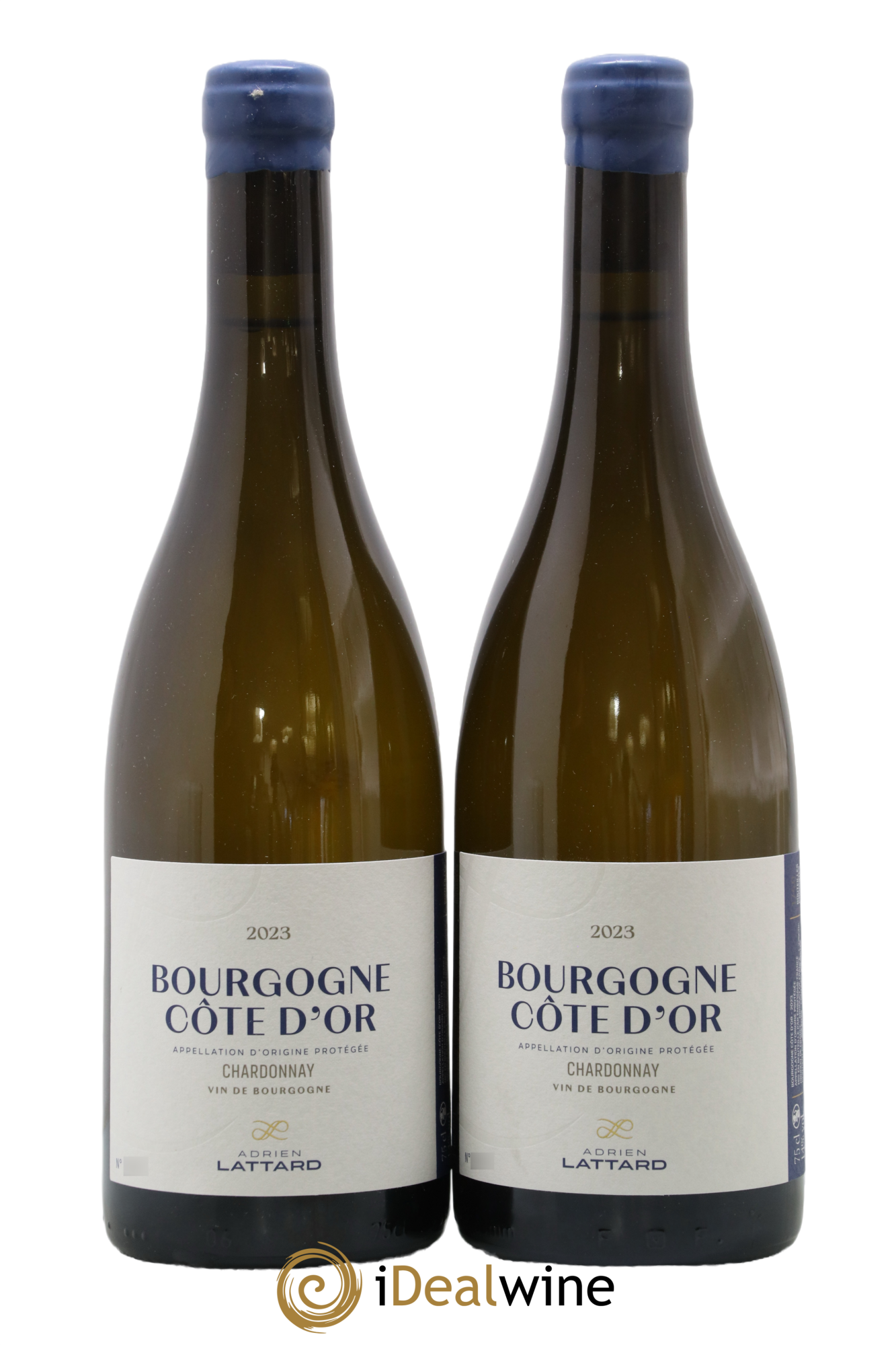 Bourgogne Côte-d'Or Chardonnay Adrien Lattard 2023 - Lot de 2 bouteilles - 0