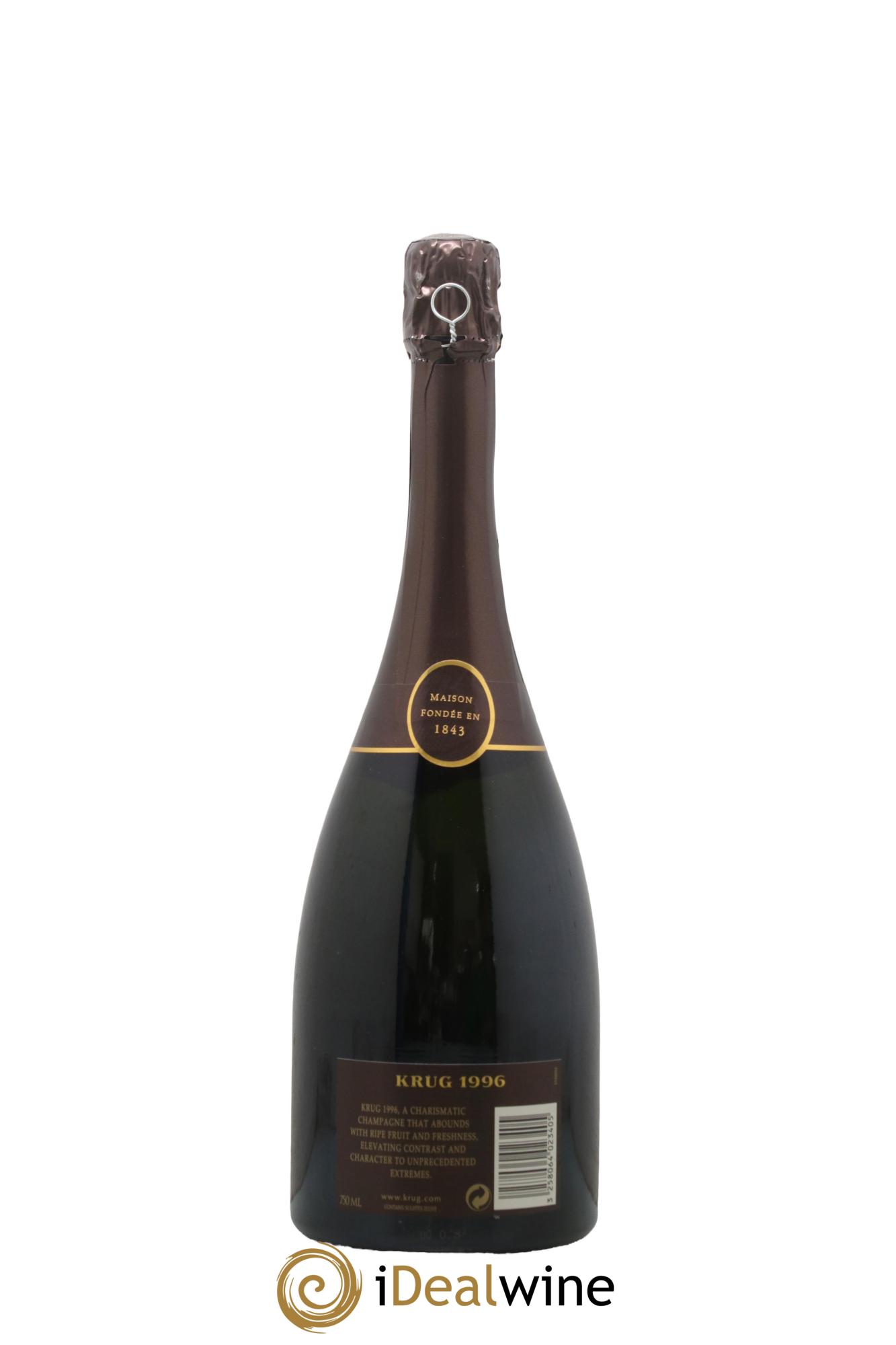 Vintage Krug 1996 - Lotto di 1 bottiglia - 2