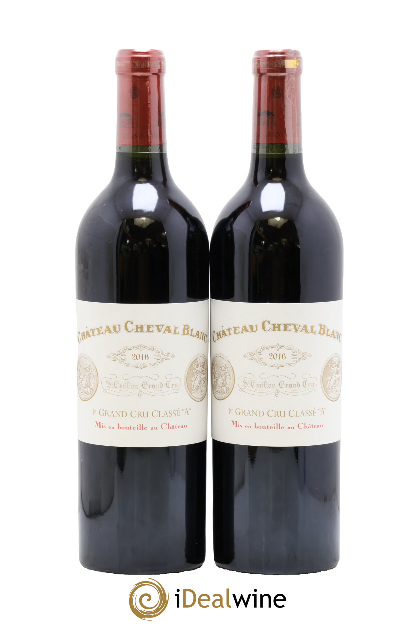 Château Cheval Blanc 1er Grand Cru Classé A 2016 - Lot of 2 bottles - 0