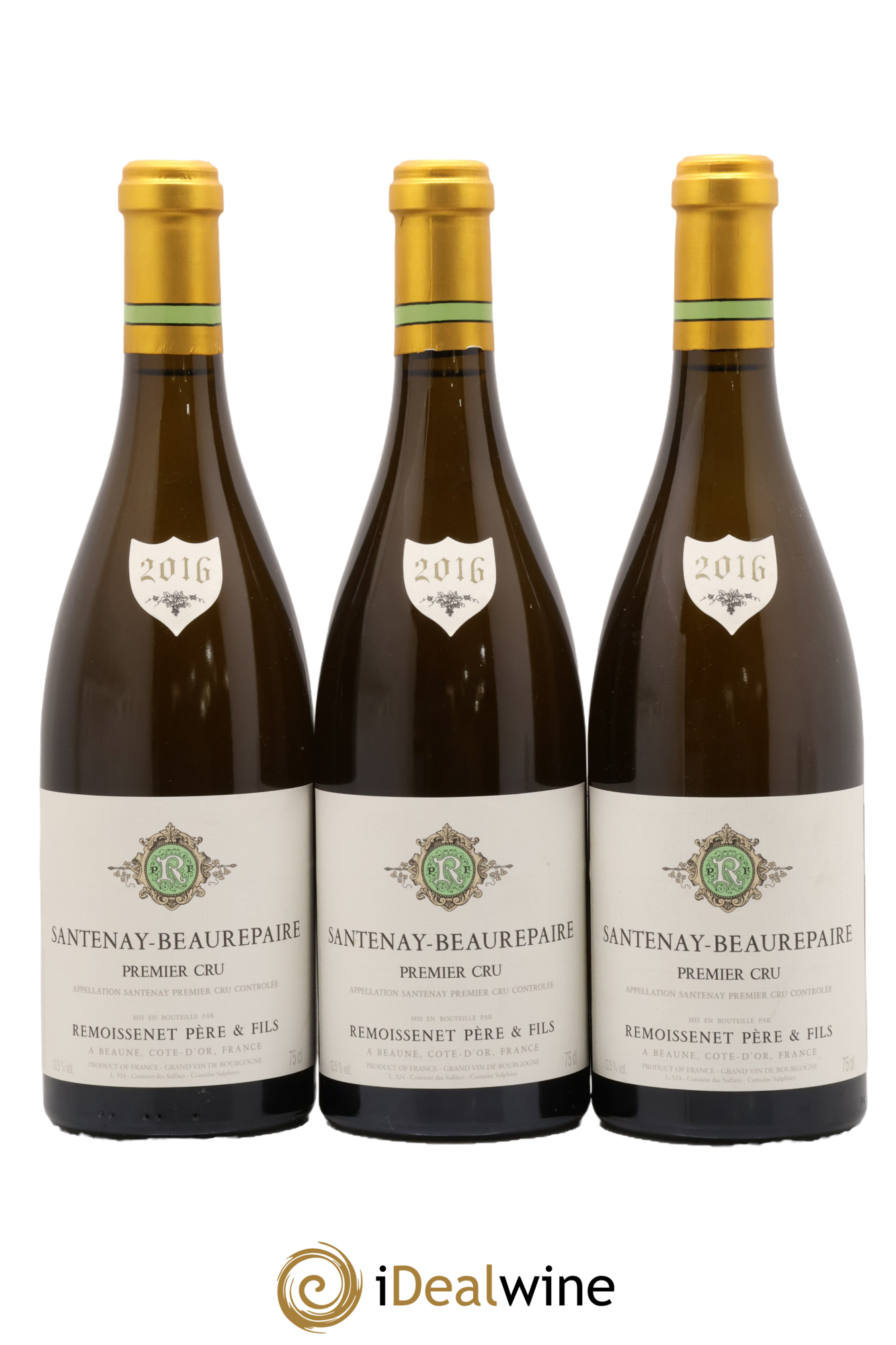 Santenay 1er Cru Beaurepaire Remoissenet Père et Fils 2016 - Lot de 3 bouteilles - 0