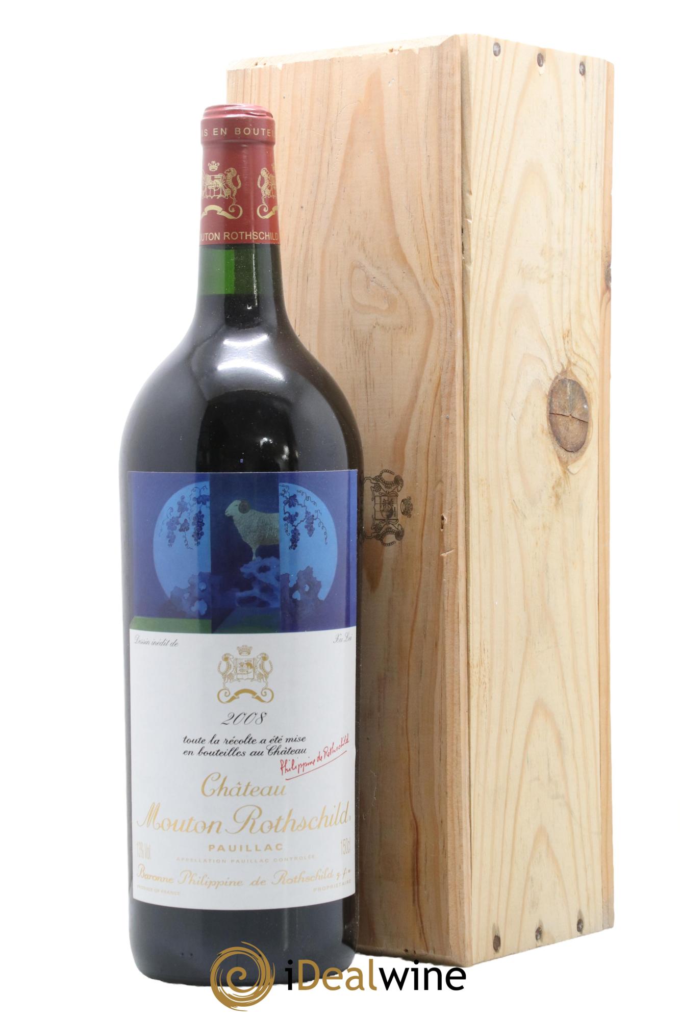Château Mouton Rothschild 1er Grand Cru Classé 2008 - Lot of 1 magnum - 0