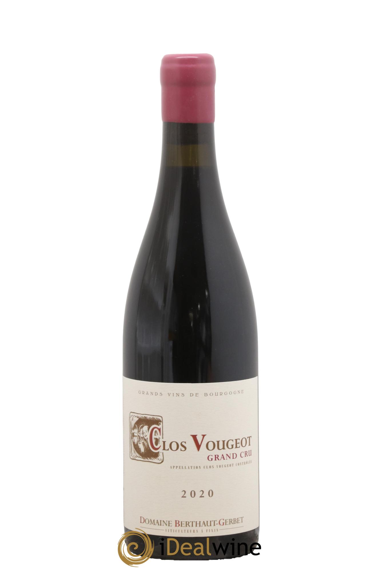 Clos de Vougeot Berthaut Gerbet (Domaine) 2020 - Posten von 1 Flasche - 0