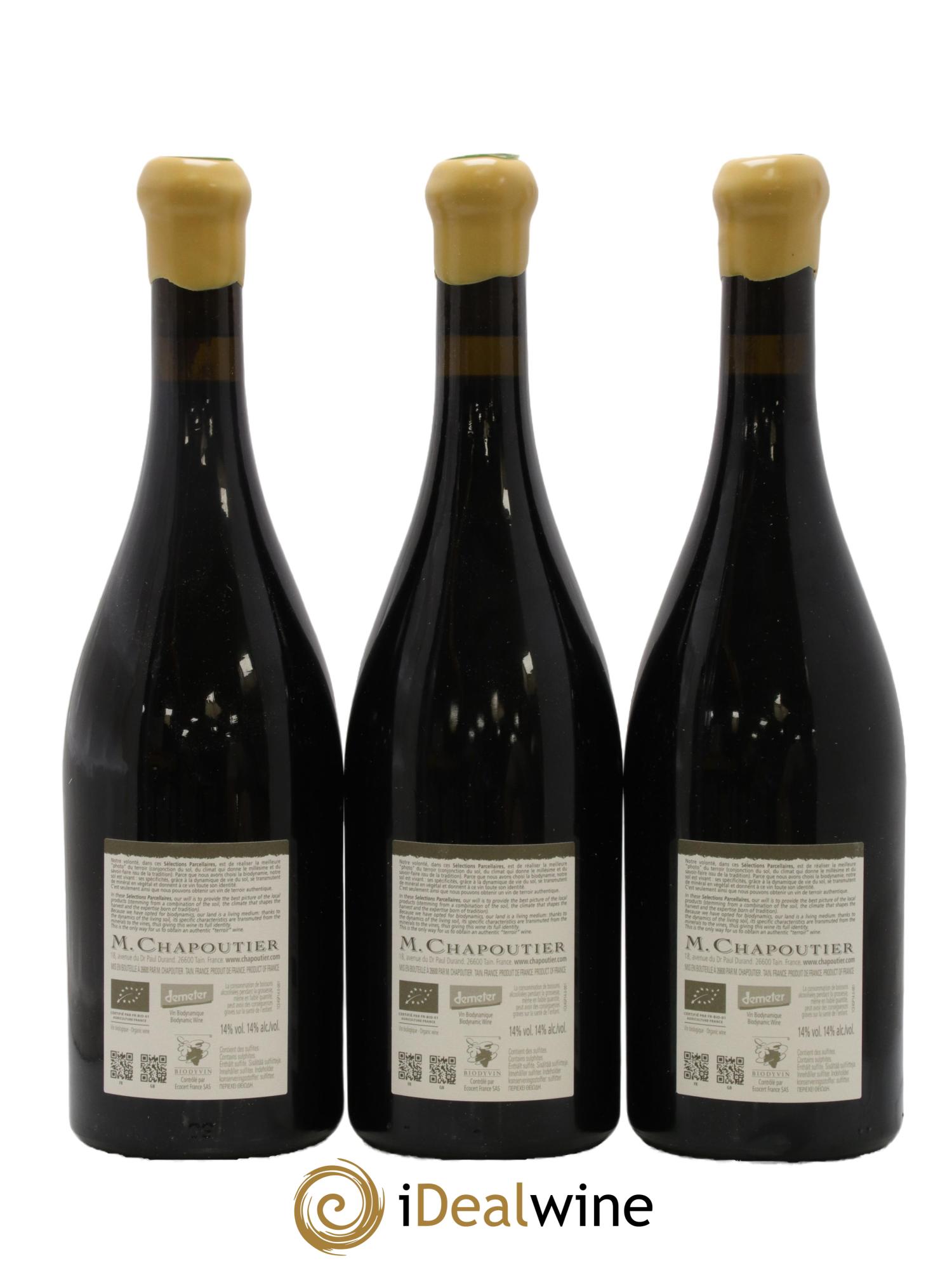 Hermitage Ermitage l'Ermite Chapoutier 2014 - Lot of 3 bottles - 1