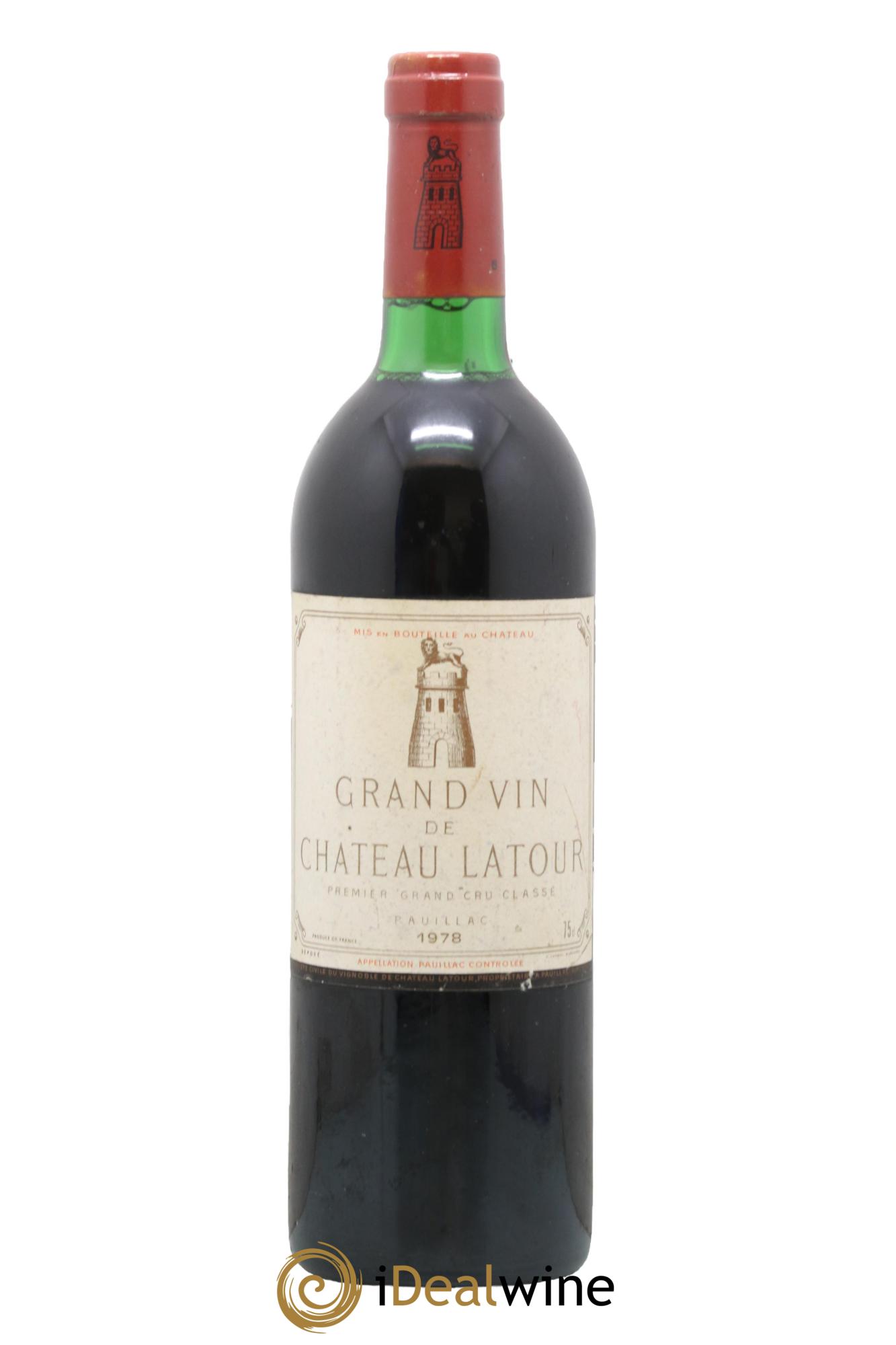 Château Latour 1er Grand Cru Classé 1978 - Lot de 1 bouteille - 0