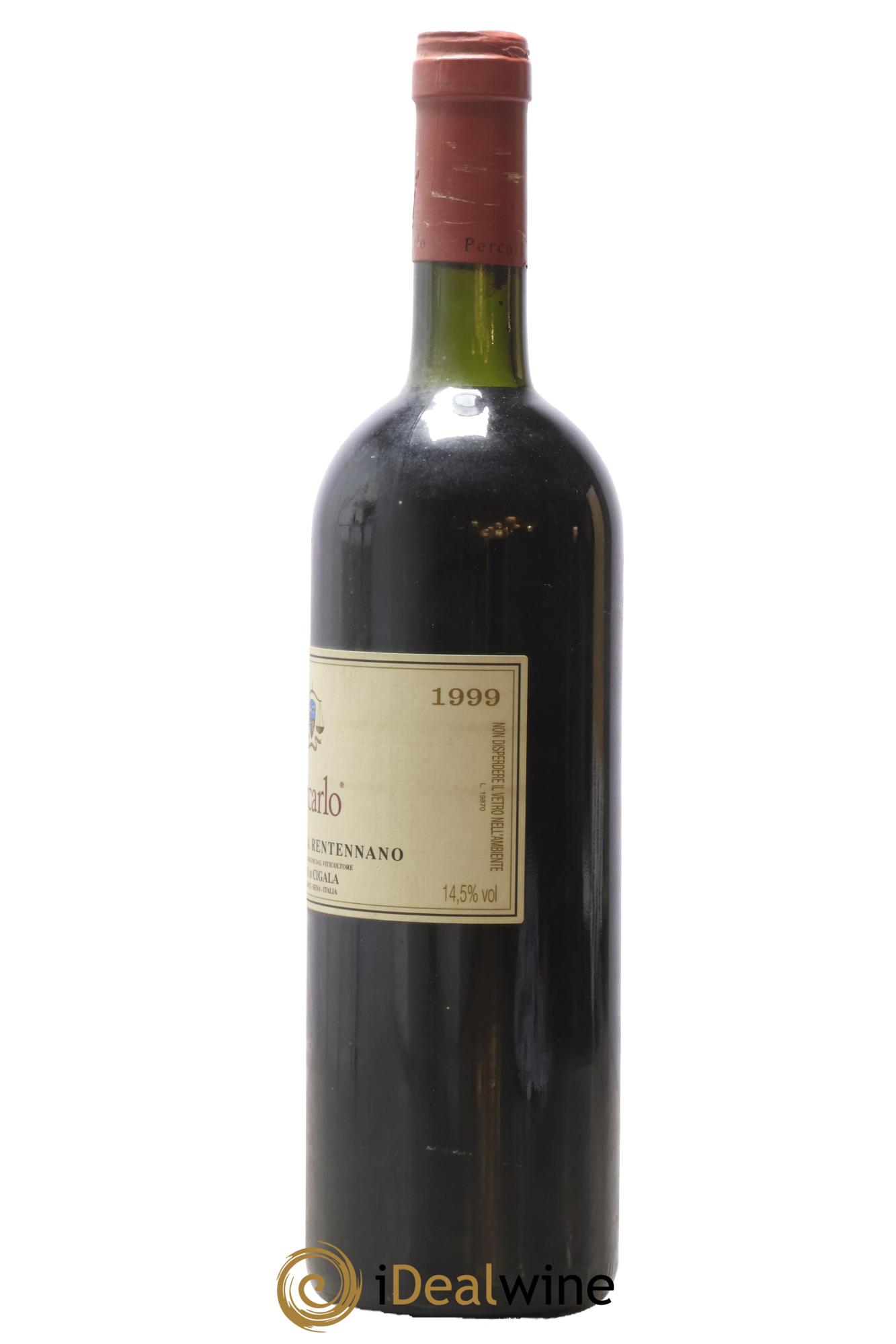Toscana IGT San Giusto a Rentennano Percarlo Famille Martini di Cigala 1999 - Posten von 1 Flasche - 1