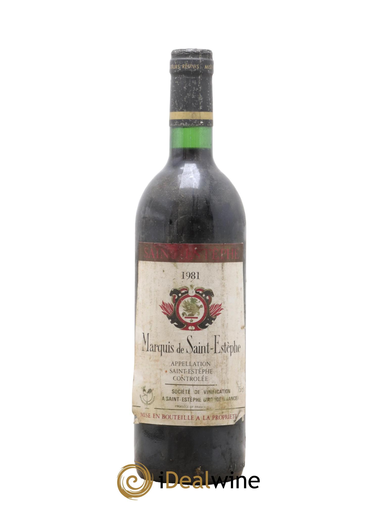 Marquis de Saint Estèphe 1981 - Lotto di 1 bottiglia - 0