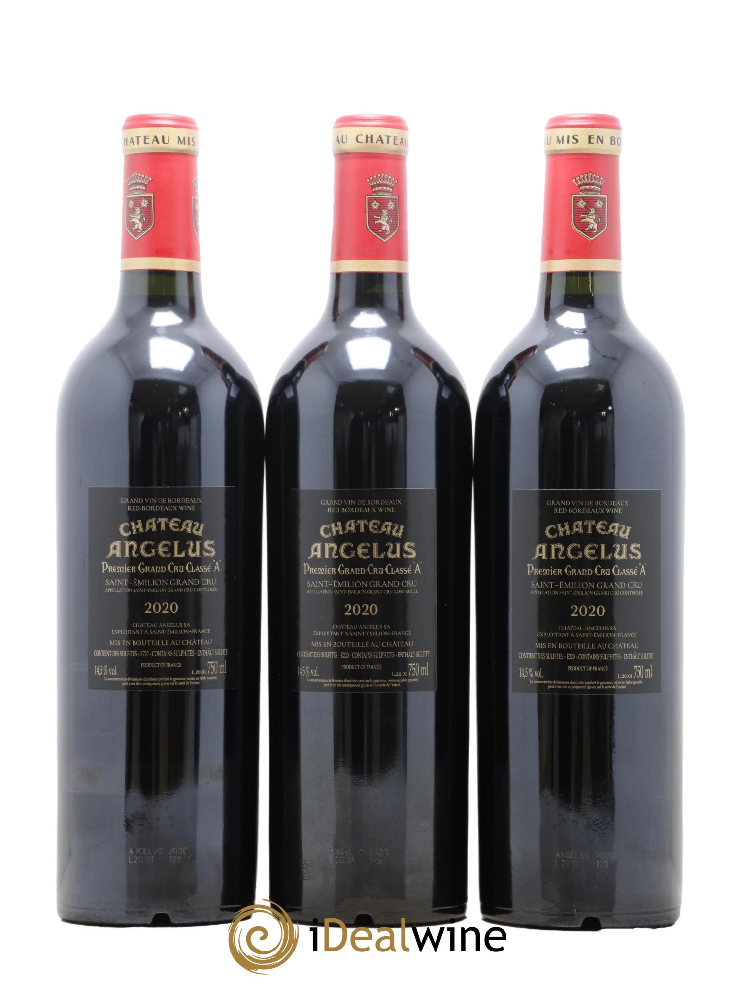Château Angélus 1er Grand Cru Classé A 2020 - Lot of 6 bottles - 4