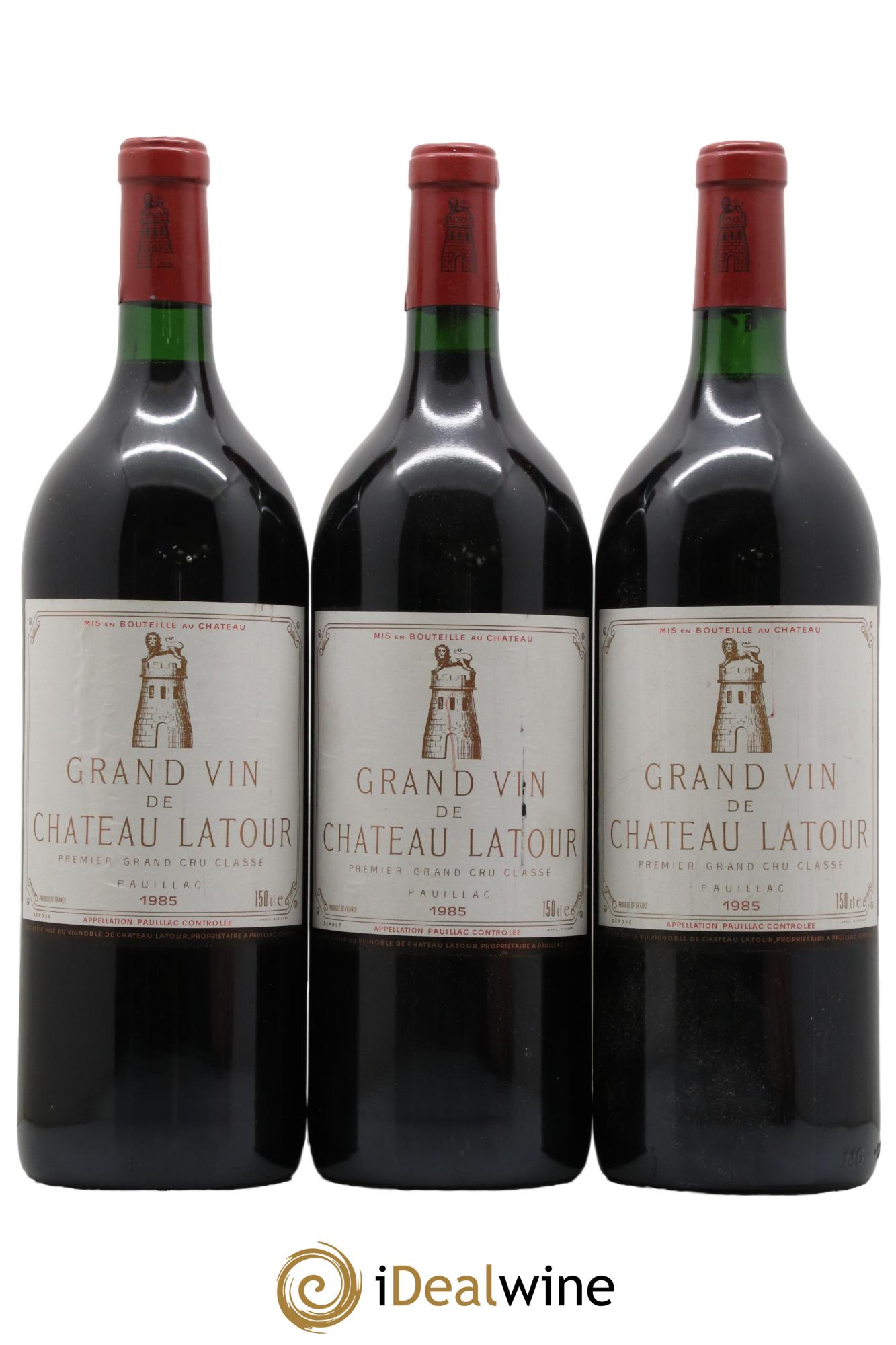 Château Latour 1er Grand Cru Classé 1985 - Lot de 3 magnums - 0