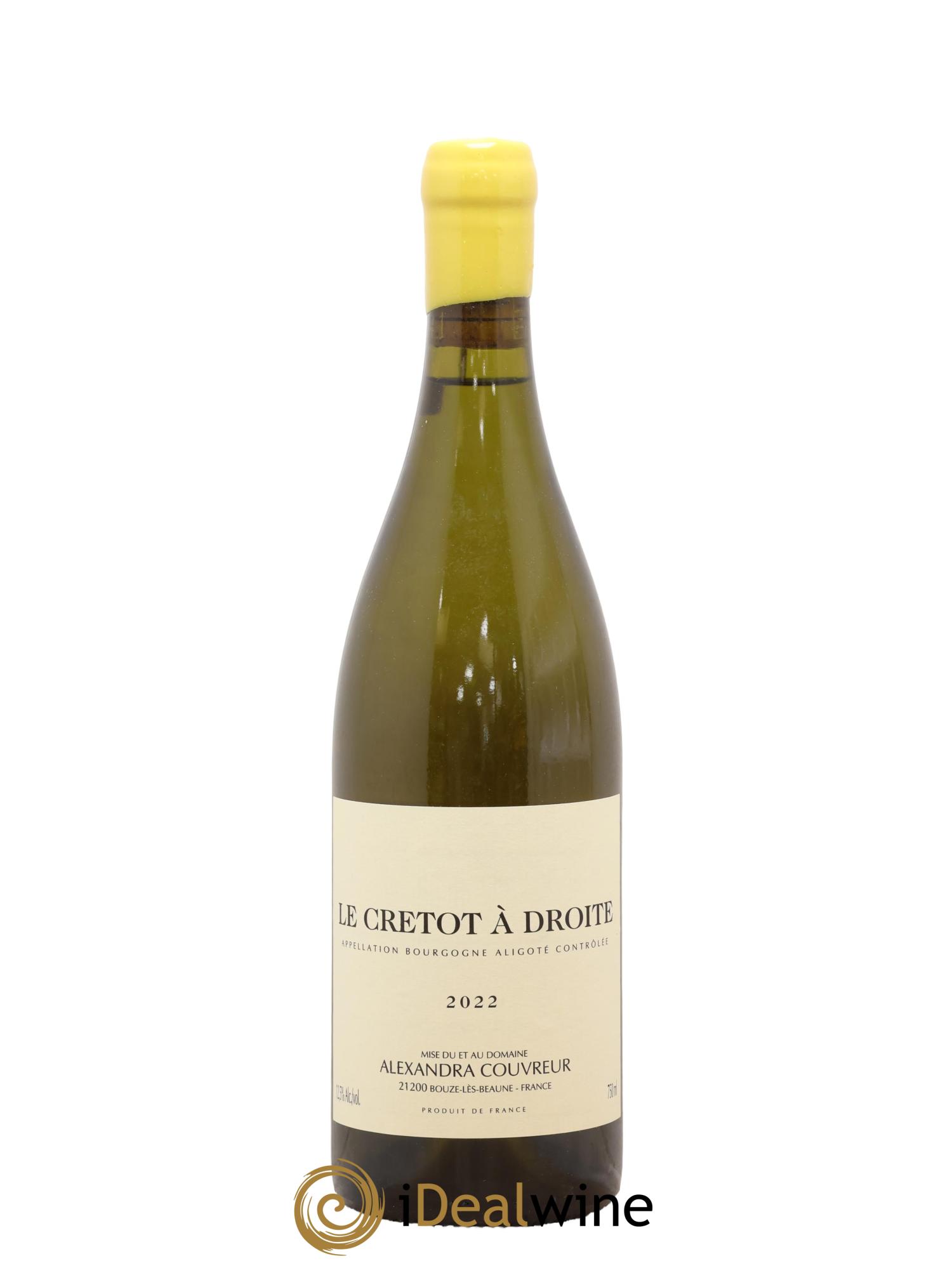 Bourgogne Aligoté Le Cretot à Droite Alexandra Couvreur 2022 - Lot de 1 bouteille - 0