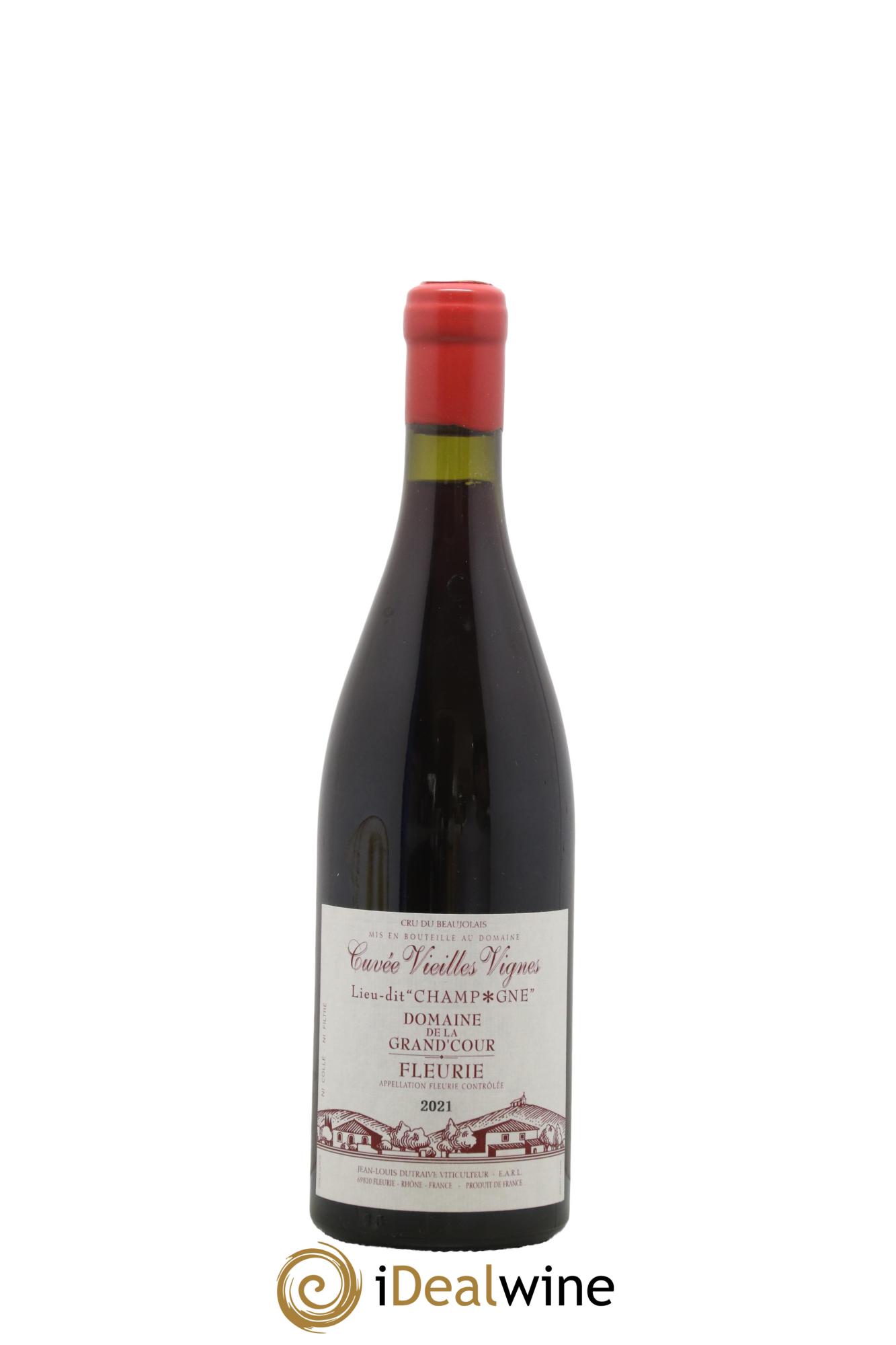 Fleurie Champagne - Cuvée Vieilles Vignes Grand'cour (Domaine de la) - Jean-Louis Dutraive 2021 - Lot of 1 bottle - 0