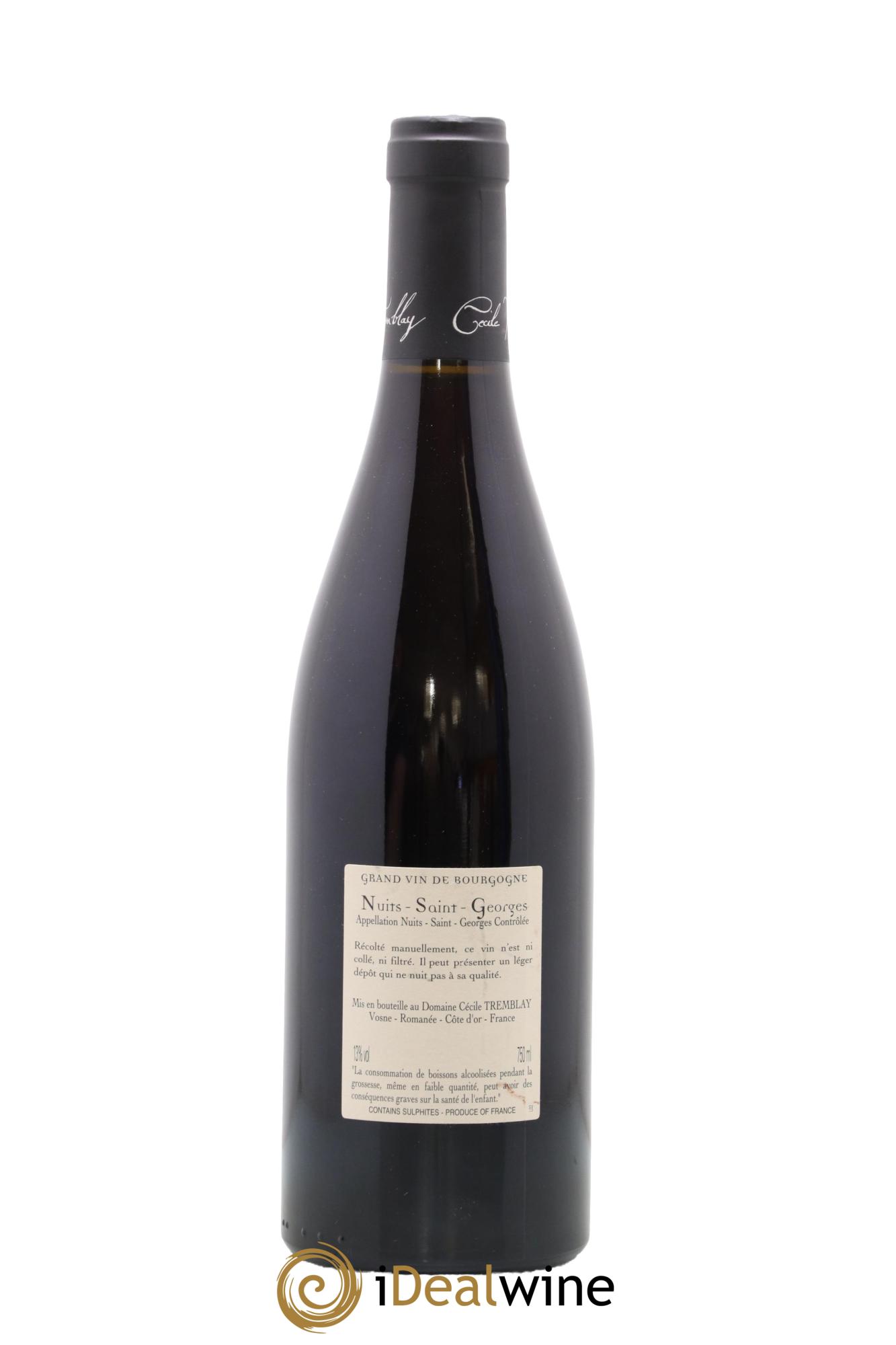 Nuits-Saint-Georges Albuca Cécile Tremblay 2014 - Lot de 1 bouteille - 1