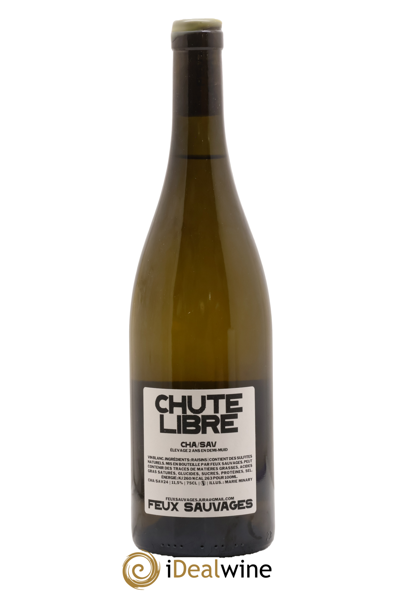 Vin de France Chute Libre 2024 - Feux Sauvages 2024 - Lot de 1 bouteille - 1