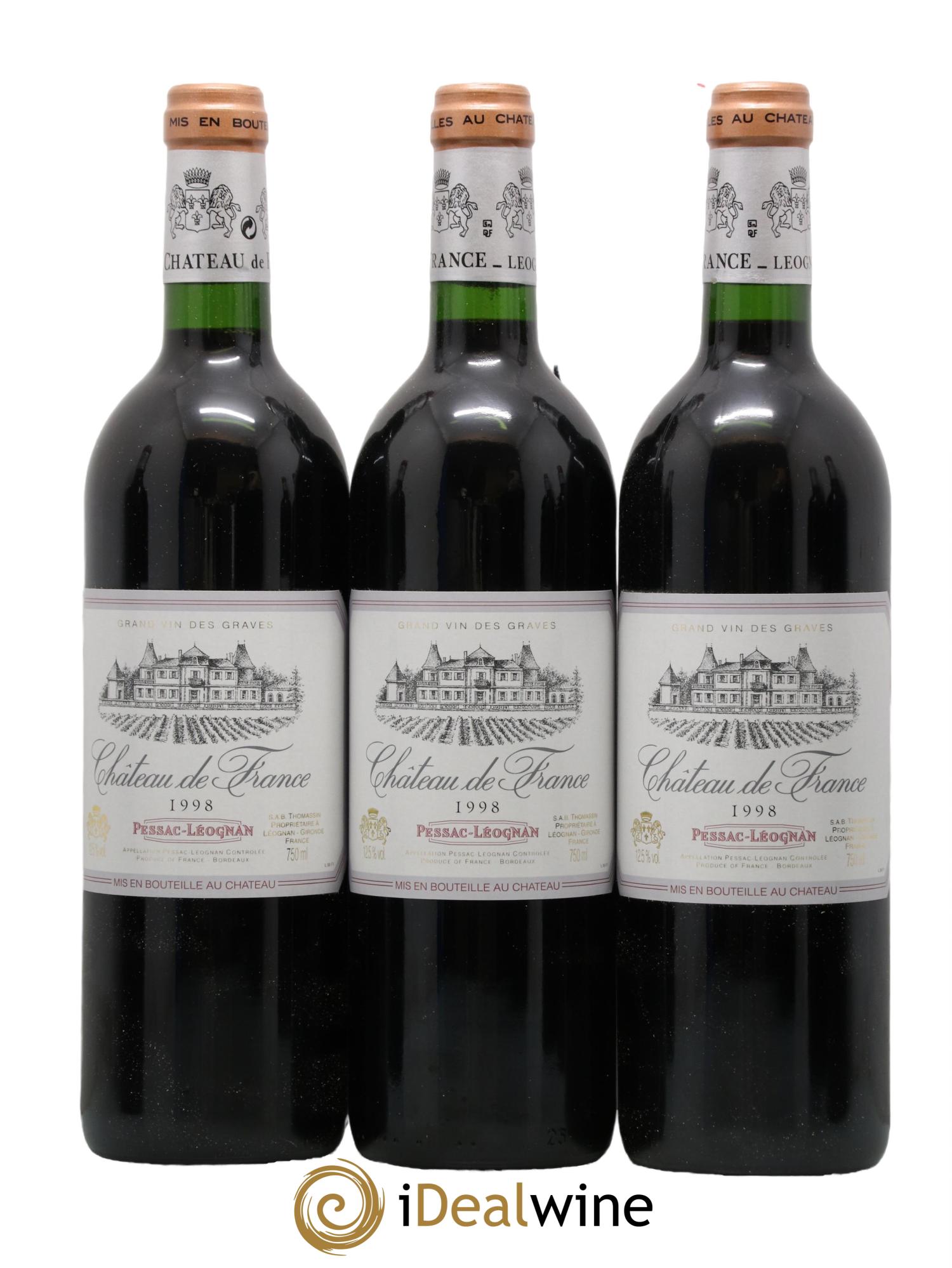 Château de France 1998 - Lot de 12 bouteilles - 3