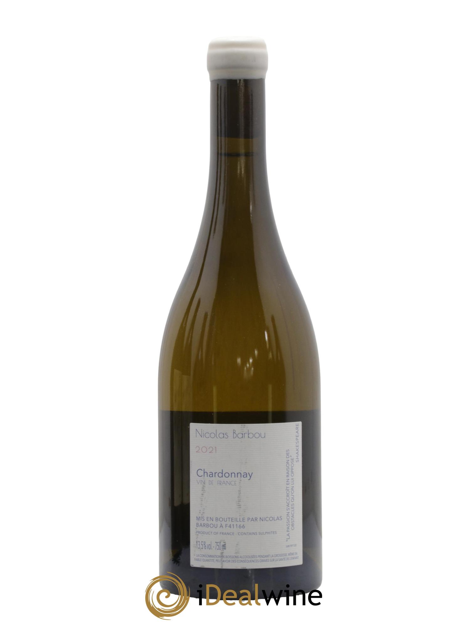 Vin de France  Alchimie Passionnelle Nicolas Barbou 2021 - Lotto di 1 bottiglia - 1