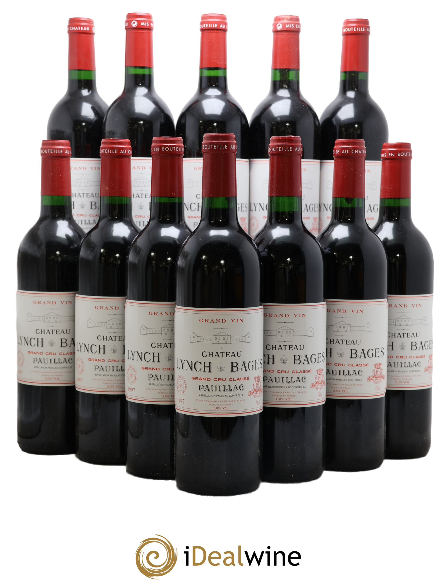 Château Lynch Bages 5ème Grand Cru Classé 1997 - Lot de 12 bouteilles - 0