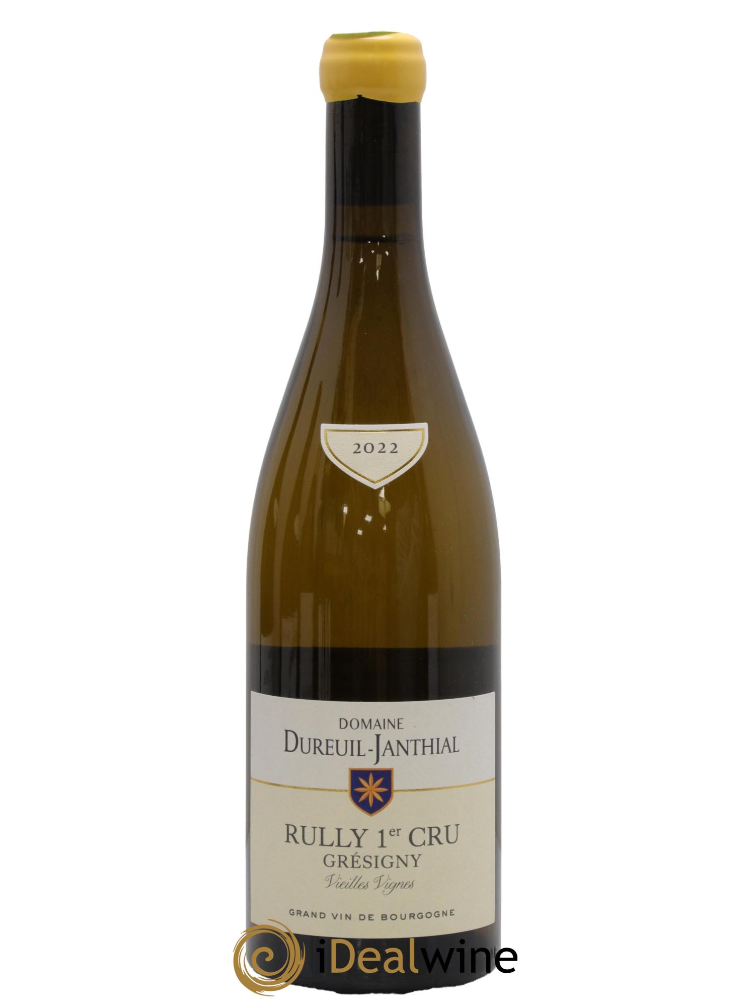 Rully 1er Cru Grésigny Vieilles Vignes Vincent Dureuil-Janthial 2022 - Lot of 1 bottle - 0