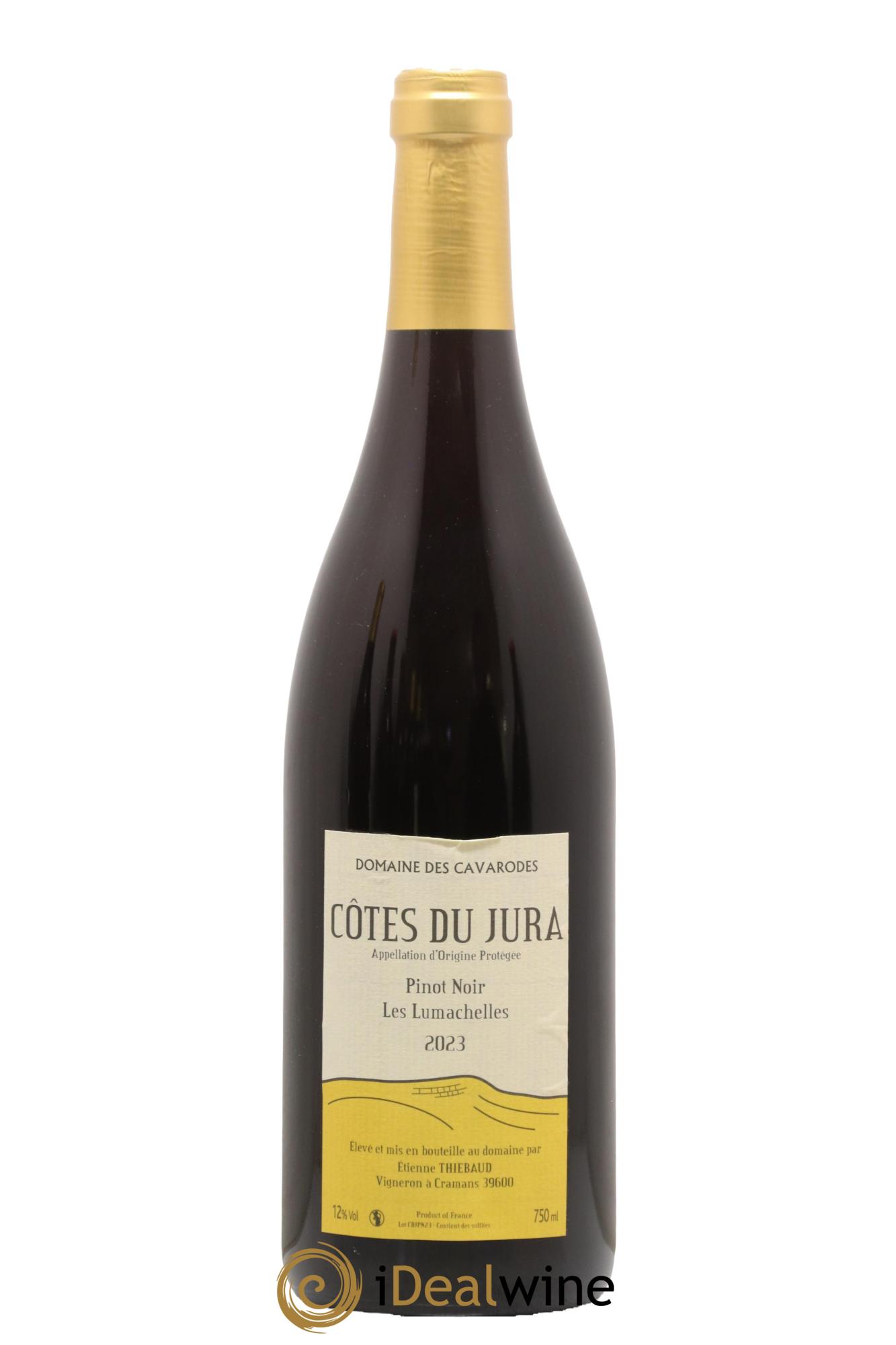 Côtes du Jura Pinot Noir Les Lumachelles Cavarodes (Domaine des) - Etienne Thiébaud 2023 - Lot de 1 bouteille - 0