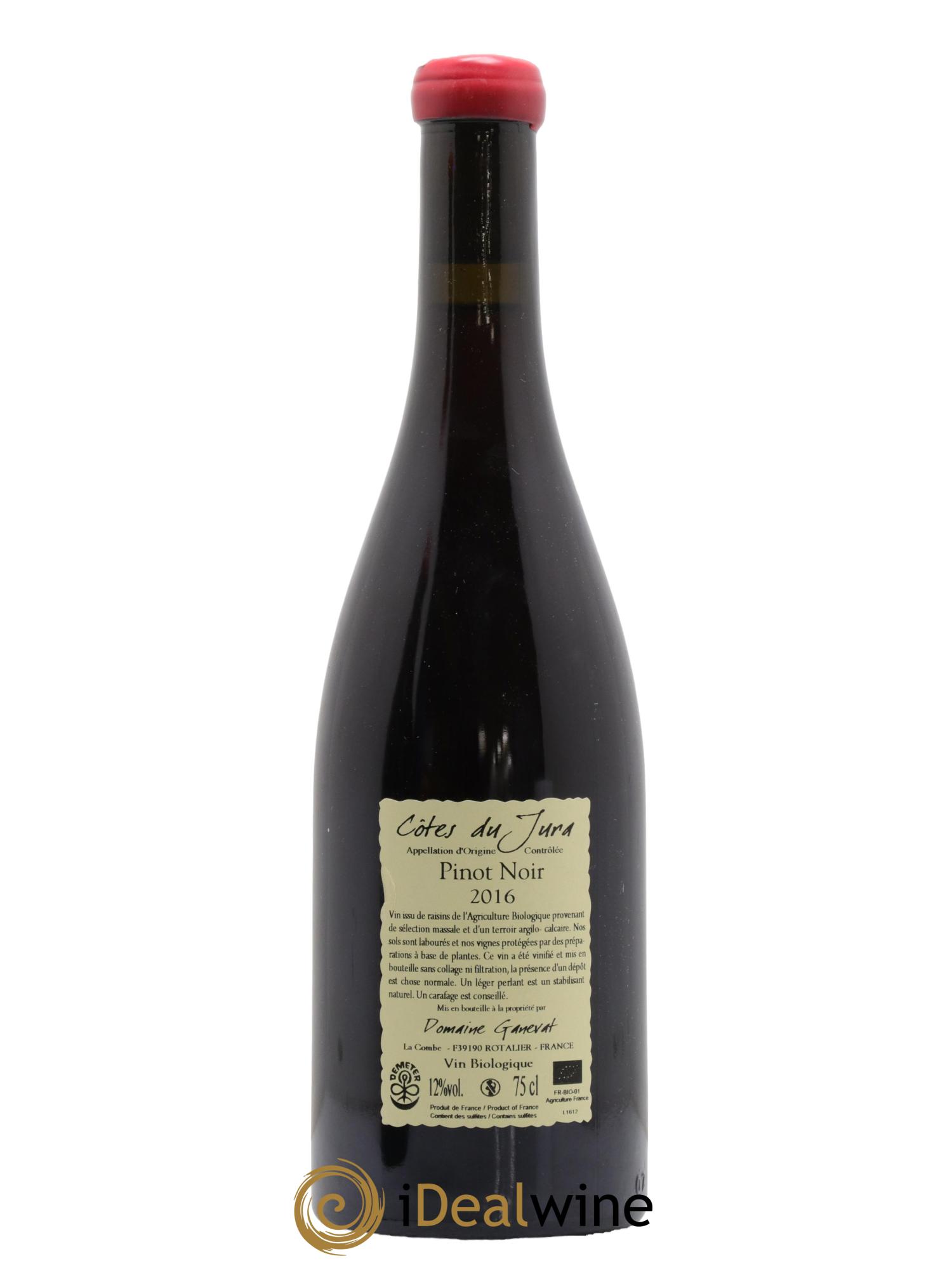 Côtes du Jura Cuvée Julien Jean-François Ganevat (Domaine) 2016 - Lot de 1 bouteille - 1