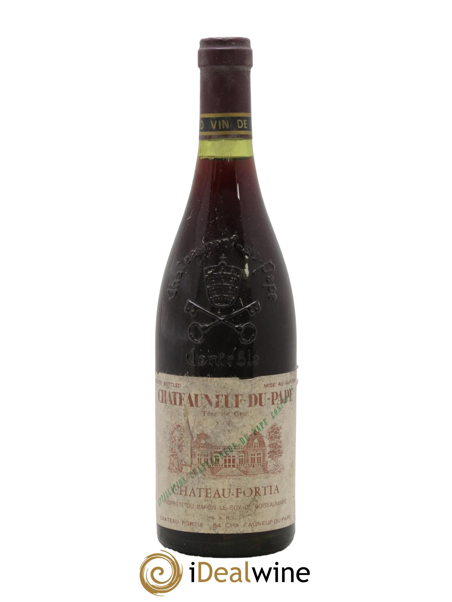 Châteauneuf-du-Pape Château Fortia 1976 - Lot of 1 bottle - 0