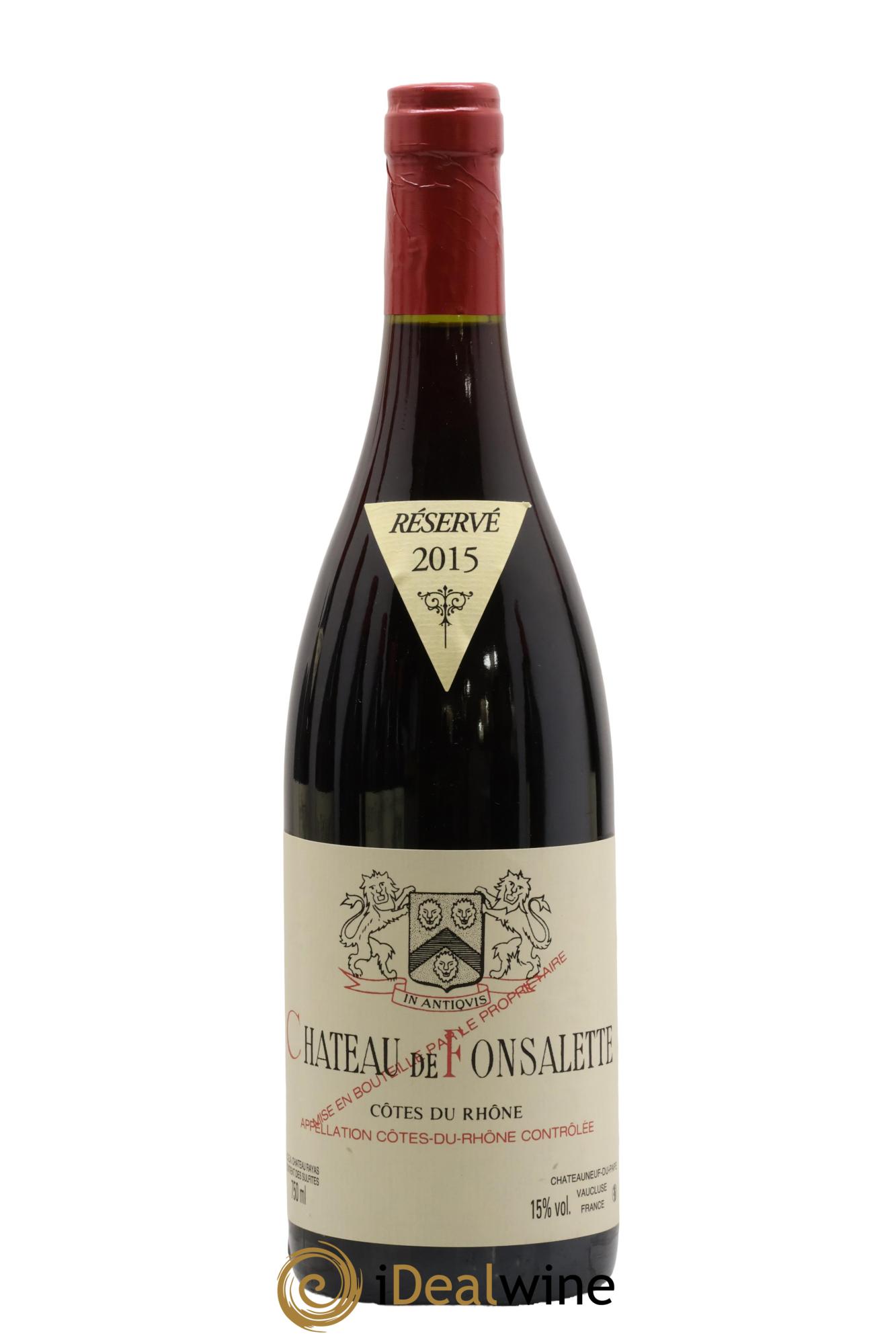 Côtes-du-Rhône Château de Fonsalette Emmanuel Reynaud 2015 - Lotto di 1 bottiglia - 0