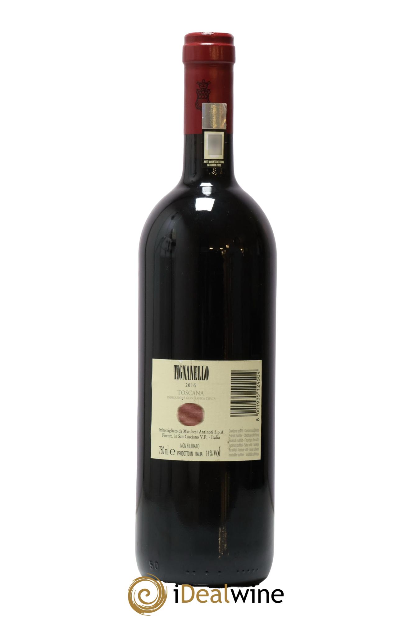 Toscana IGT Tignanello Tenuta Tignanello - Marchesi Antinori 2016 - Lot of 1 bottle - 1
