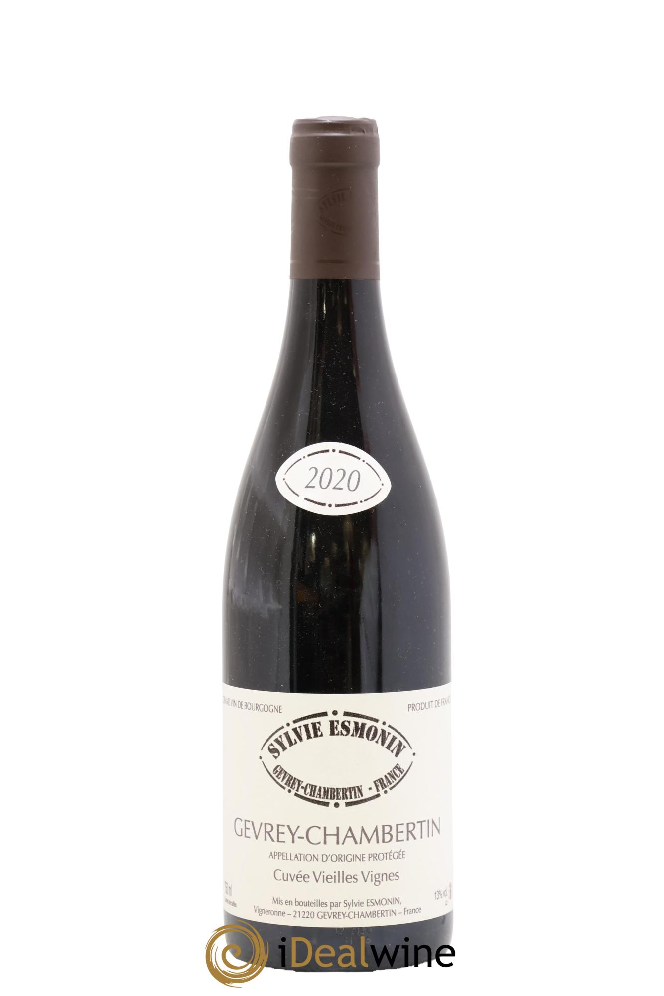Gevrey-Chambertin Vieilles Vignes Sylvie Esmonin 2020 - Lot de 1 bouteille - 0