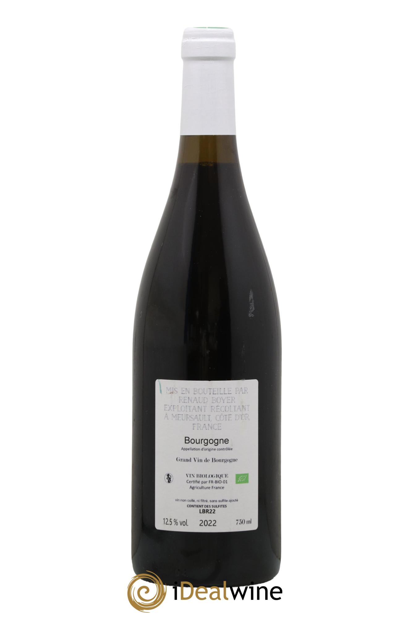 Bourgogne Les Riaux Renaud Boyer 2022 - Lotto di 1 bottiglia - 1