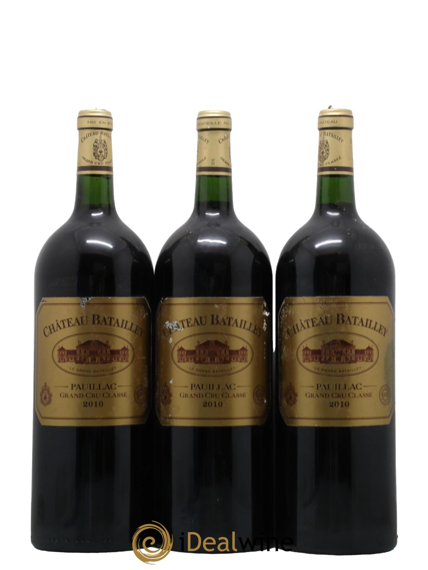Château Batailley 5ème Grand Cru Classé 2010 - Lot de 3 magnums - 0