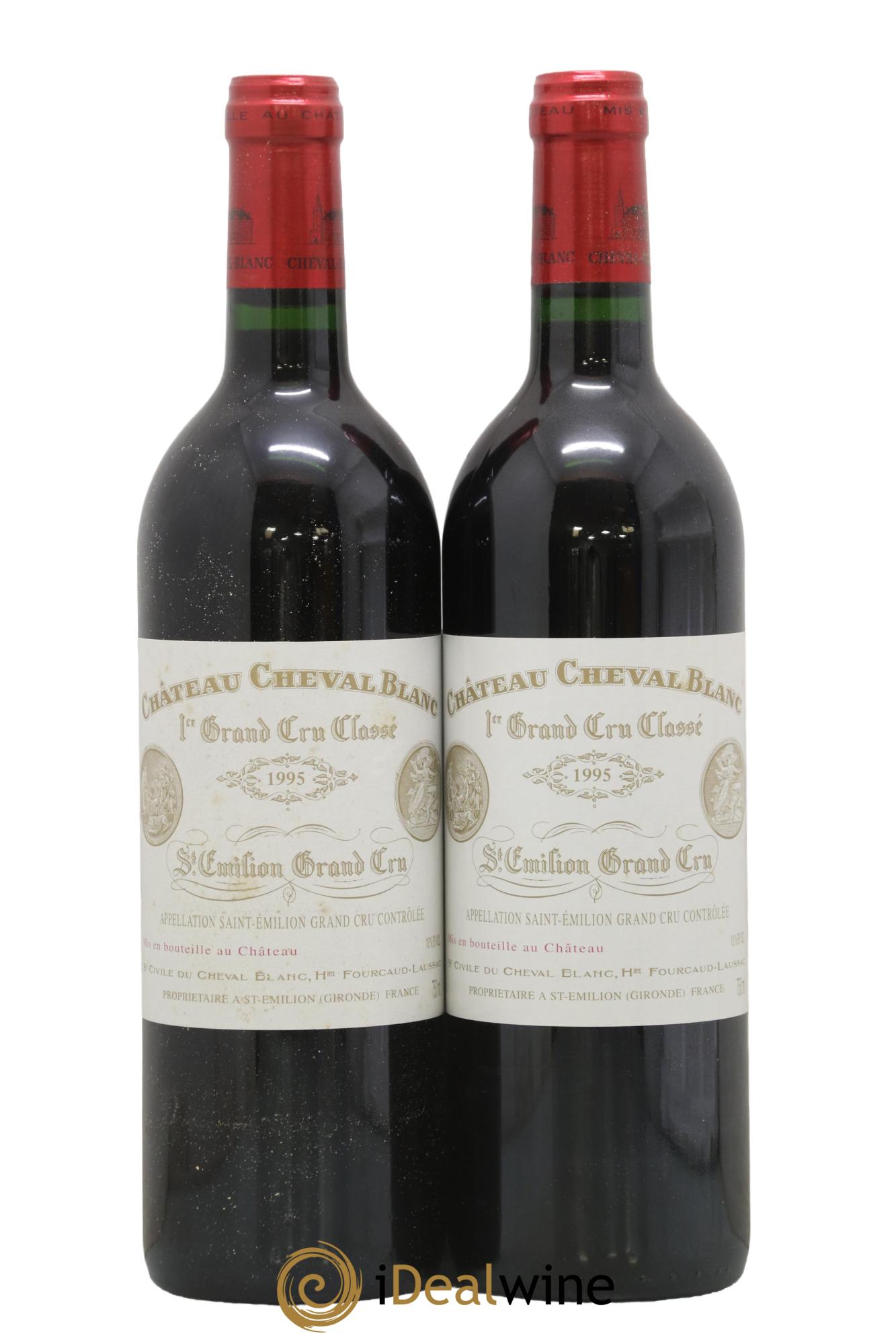 Château Cheval Blanc 1er Grand Cru Classé A 1995 - Lot de 2 bouteilles - 0