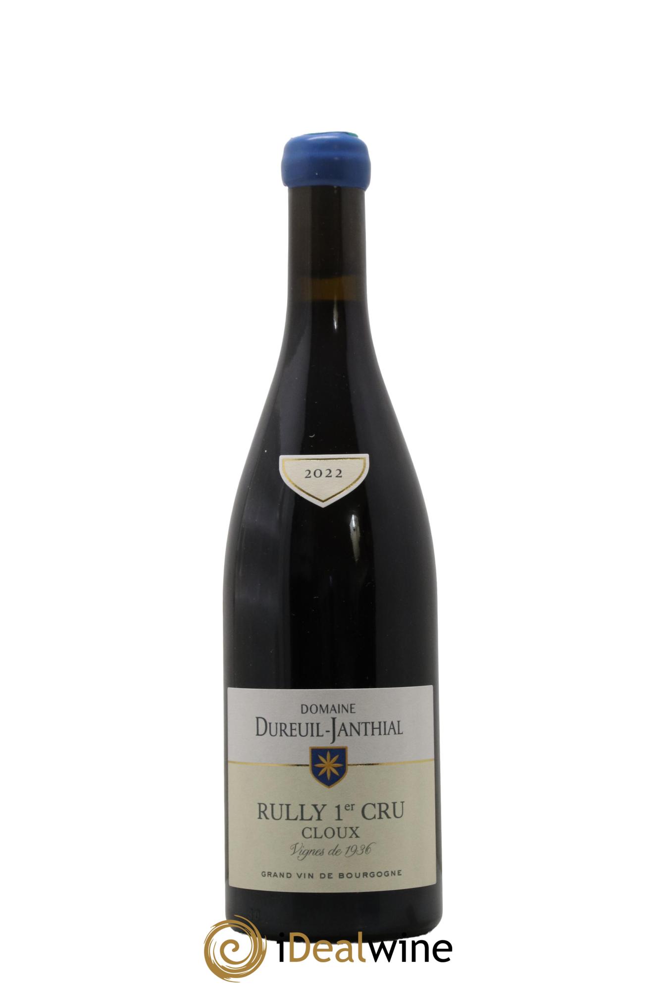 Rully 1er Cru Cloux vignes de 1936 Vincent Dureuil-Janthial Cloux Vincent Dureuil-Janthial 2022 - Lot de 1 bouteille - 0