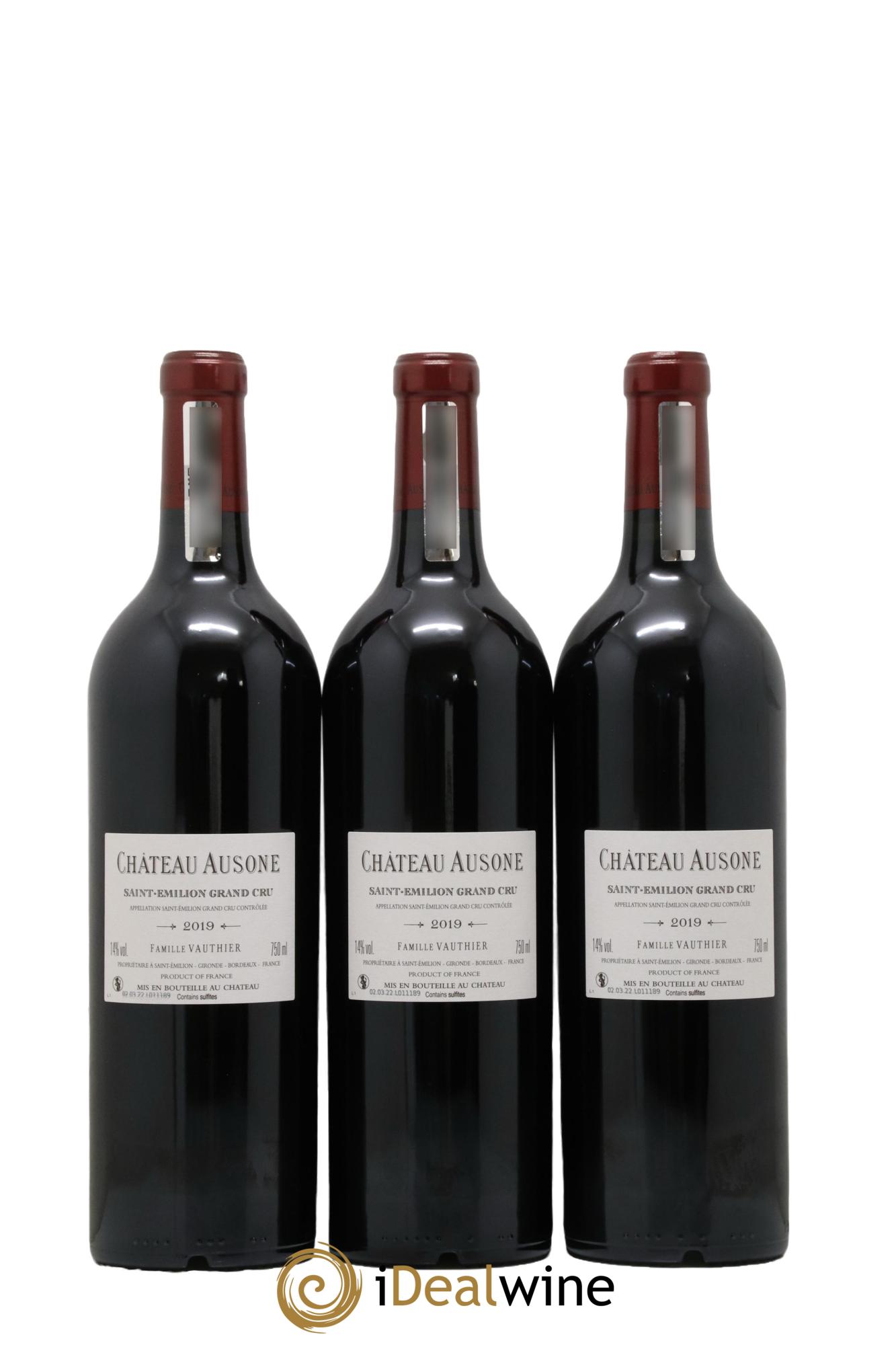 Château Ausone 1er Grand Cru Classé A  2019 - Lot de 6 bouteilles - 4