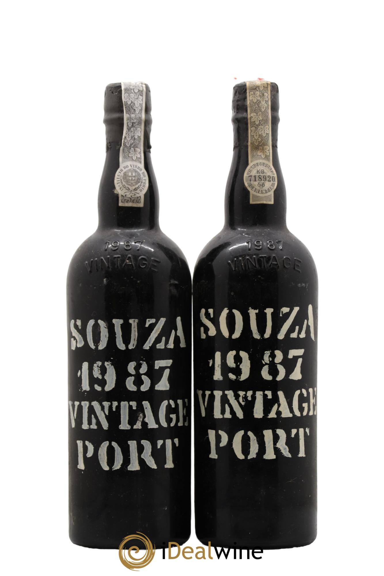 Porto Vintage Souza 1987 - Lot de 2 bouteilles - 0