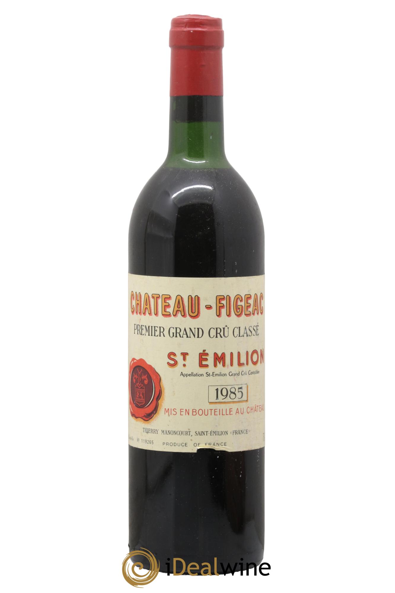 Château Figeac 1er Grand Cru Classé A 1985 - Lot of 1 bottle - 0