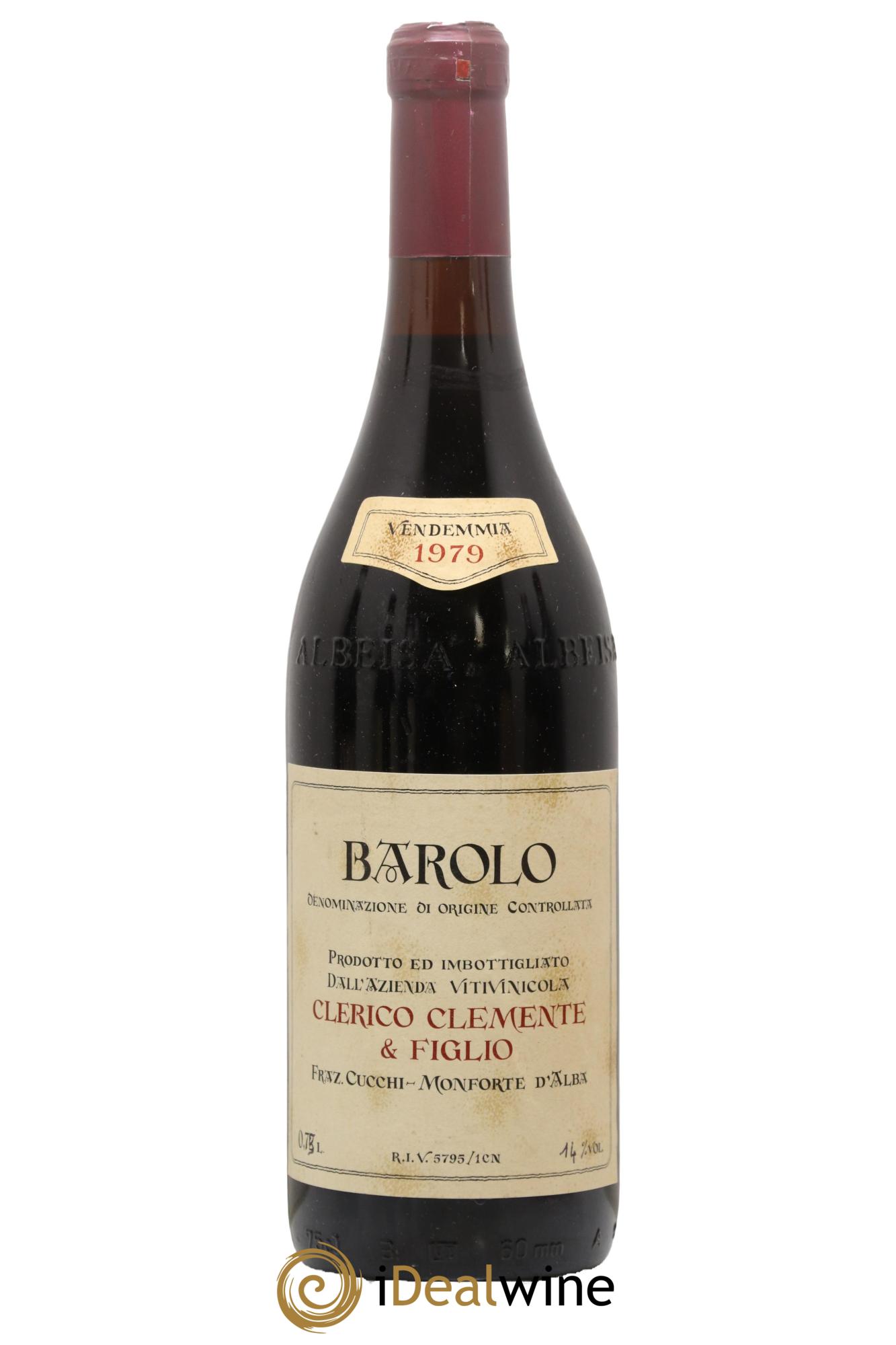 Barolo Clerico Clemente & Figlio 1979 - Lot de 1 bouteille - 0