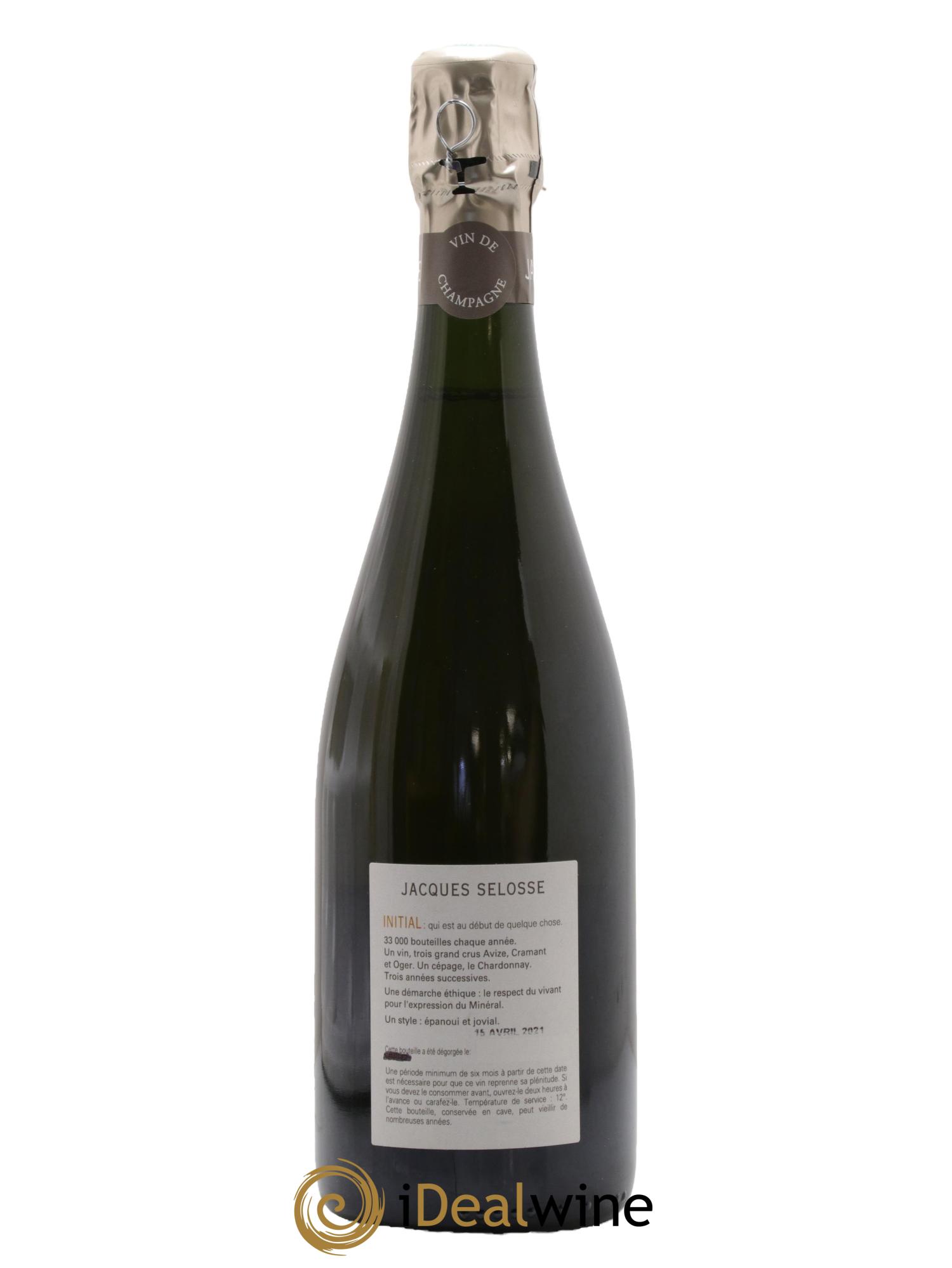 Initial Brut Jacques Selosse - Lot de 1 bouteille - 1