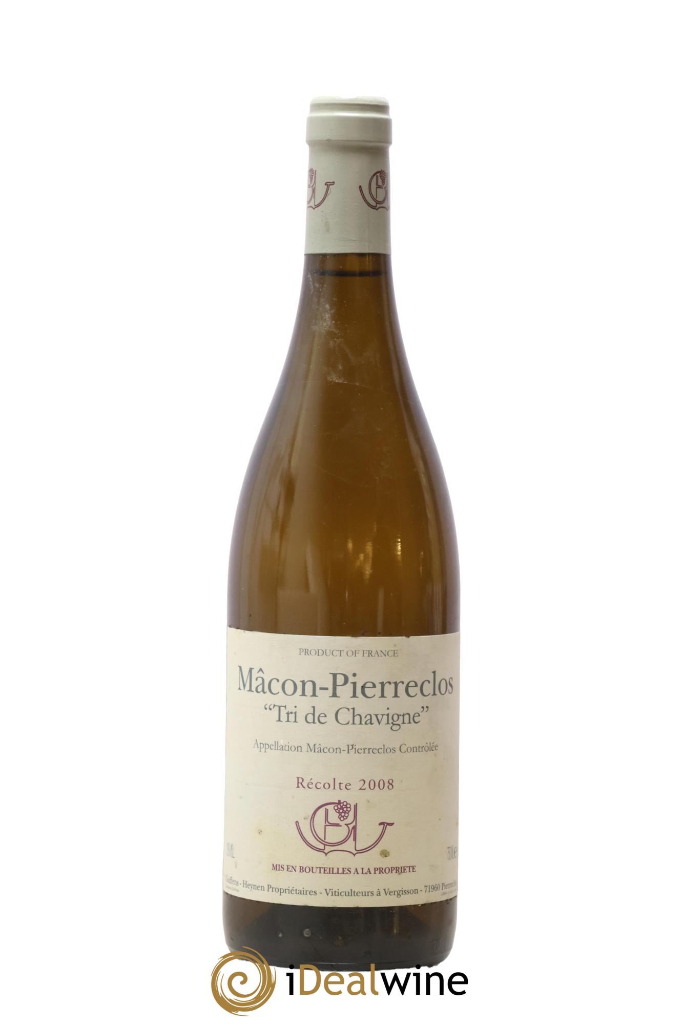 Mâcon-Pierreclos Tri de Chavigne Guffens-Heynen 2008 - Posten von 1 Flasche - 0