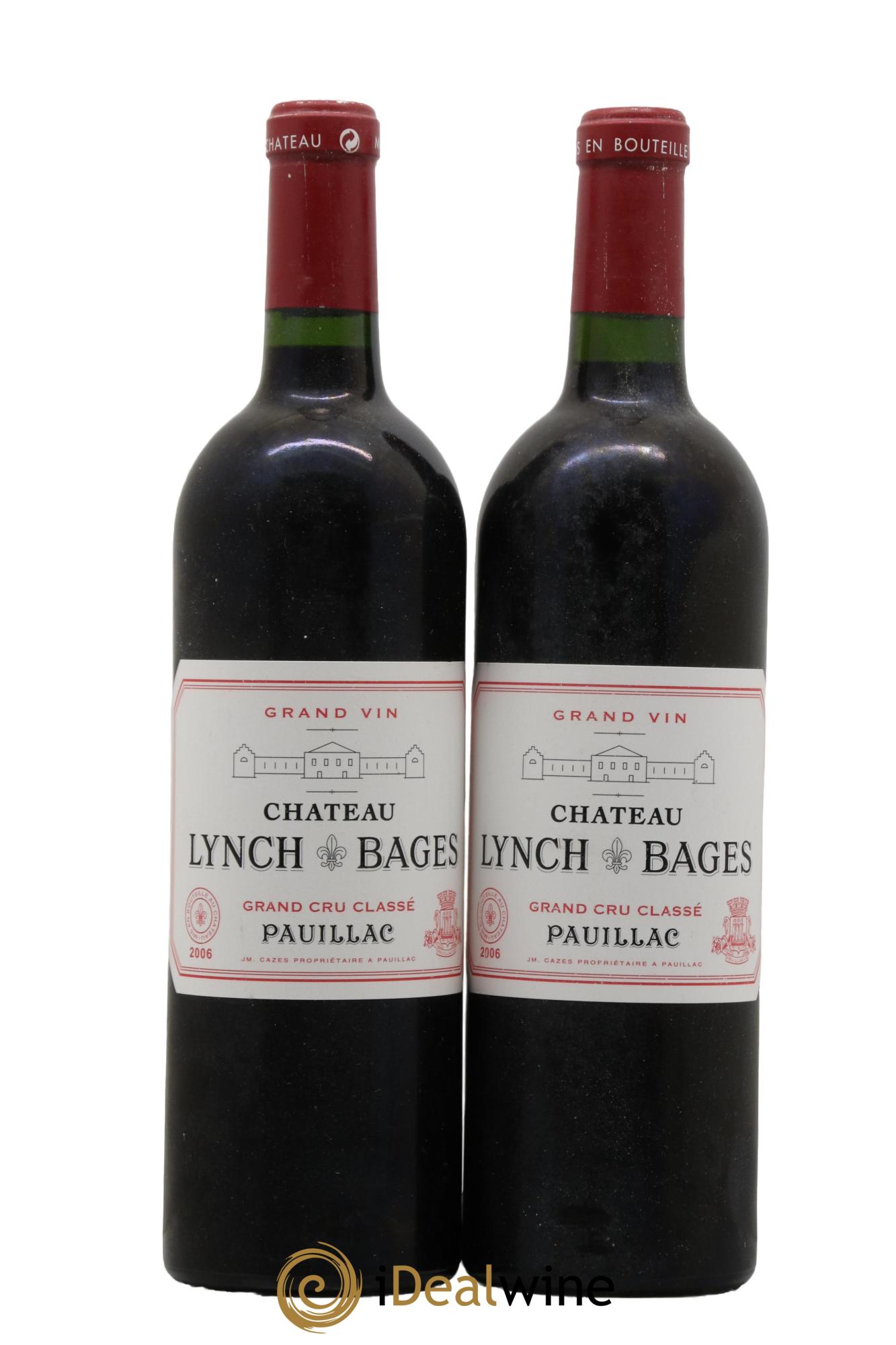 Château Lynch Bages 5ème Grand Cru Classé 2006 - Lot de 2 bouteilles - 0