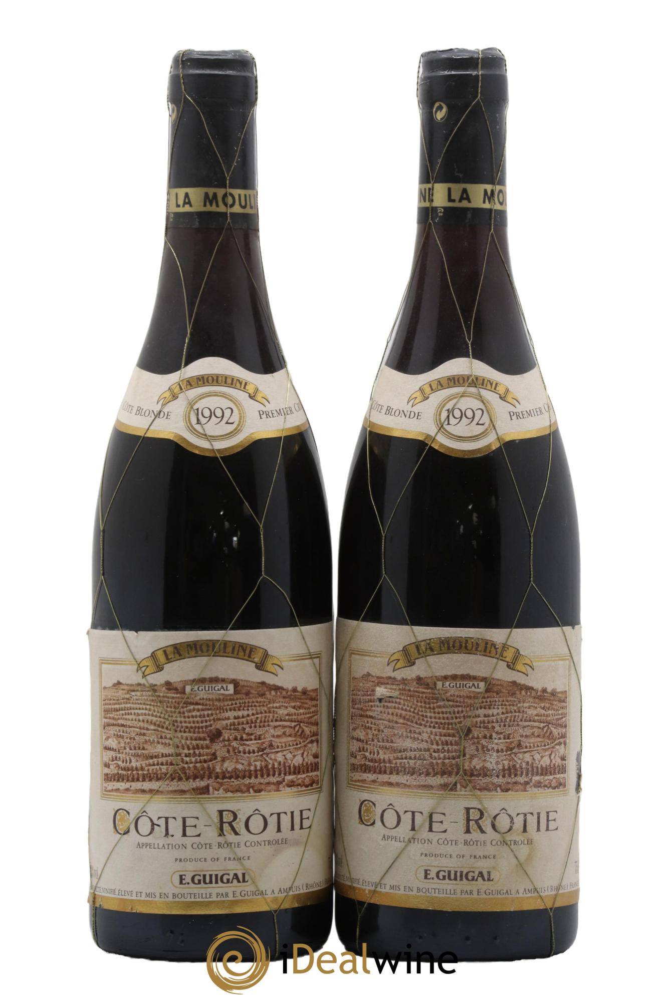 Côte-Rôtie La Mouline Guigal 1992 - Lotto di 2 bottiglie - 0