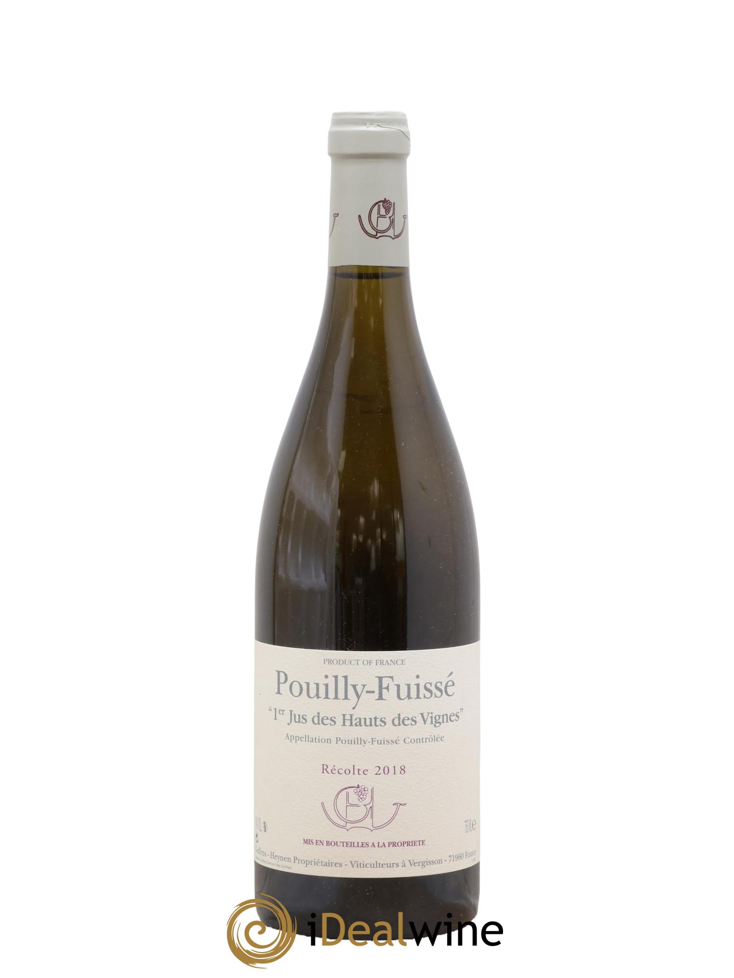 Pouilly-Fuissé 1er Jus des Hauts des Vignes Guffens-Heynen 2018 - Lot of 1 bottle - 0
