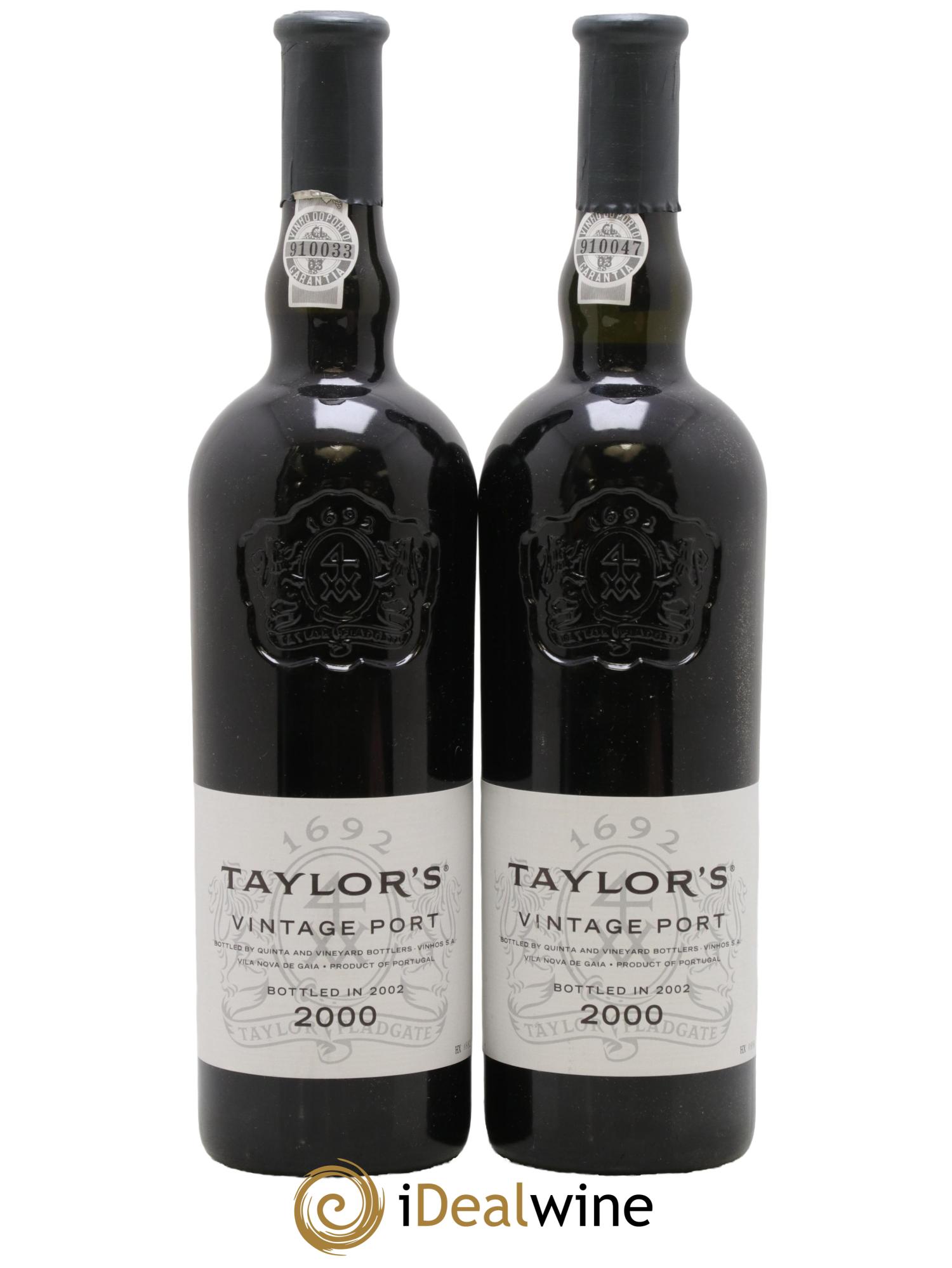 Porto Taylor's Vintage 2000 - Lot de 2 bouteilles - 0