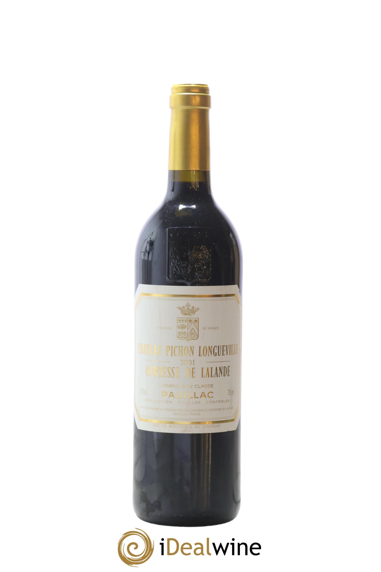 Château Pichon Longueville Comtesse de Lalande 2ème Grand Cru Classé 2001 - Lot de 1 bouteille - 0