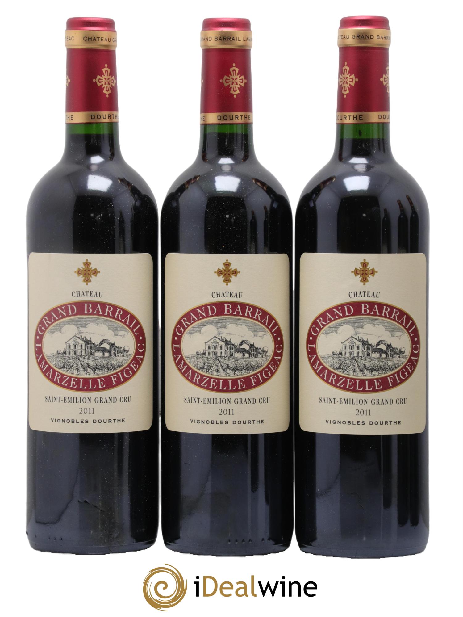 Château Grand Barrail Lamarzelle Figeac Grand Cru Classé 2011 - Lot of 6 bottles - 2