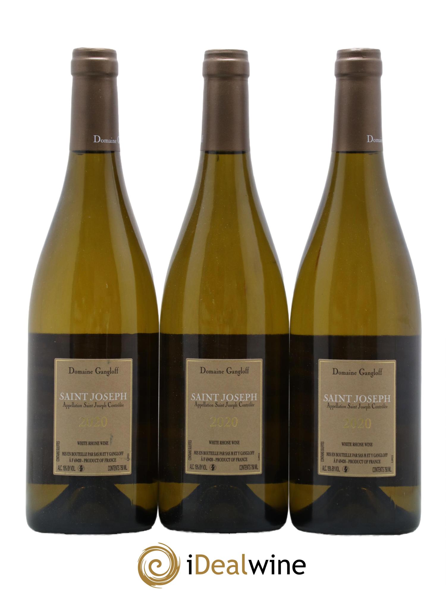 Saint-Joseph Gangloff (Domaine) 2020 - Lot de 3 bouteilles - 1
