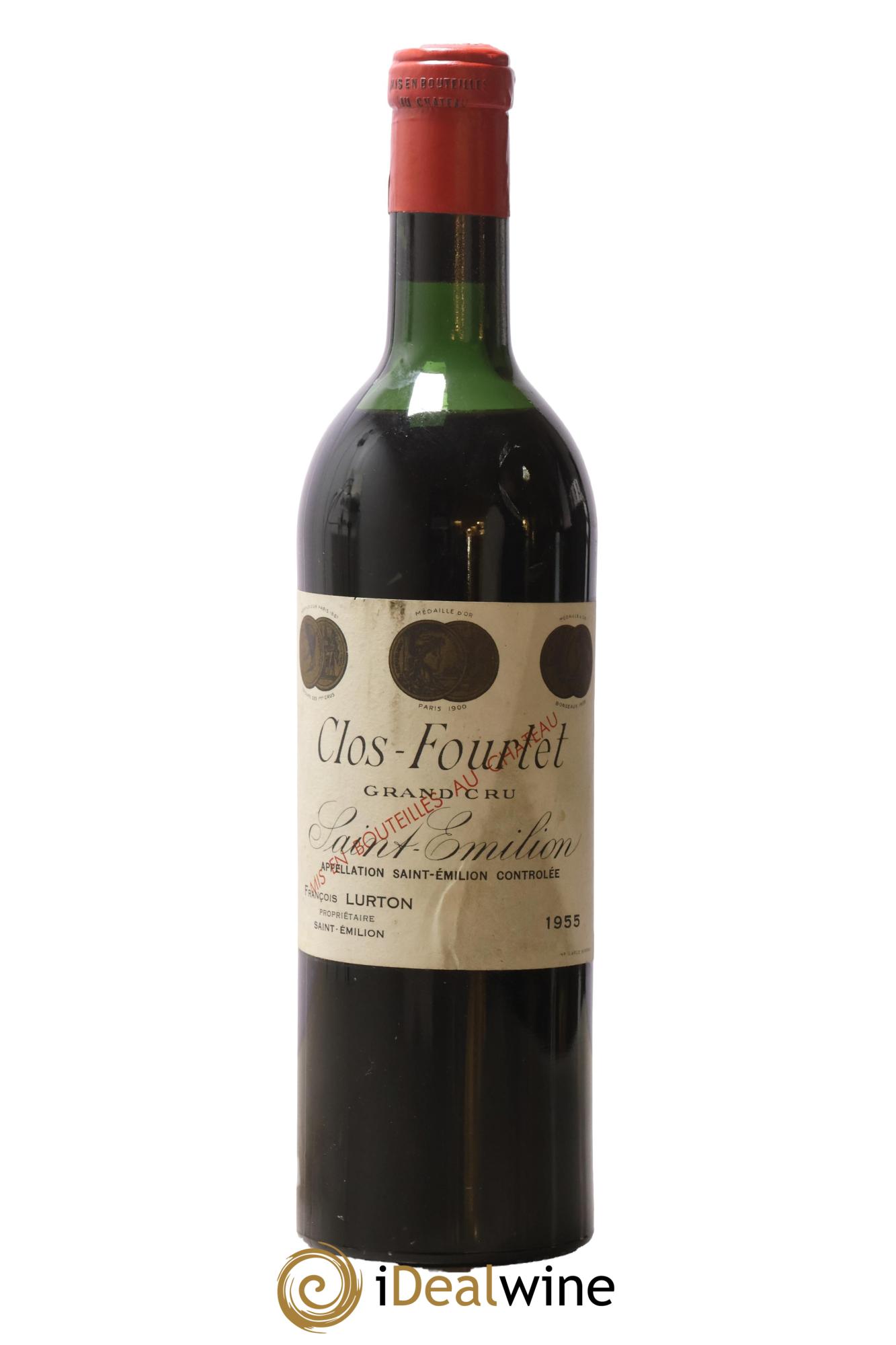Clos Fourtet 1er Grand Cru Classé B 1955 - Lote de 1 botella - 0