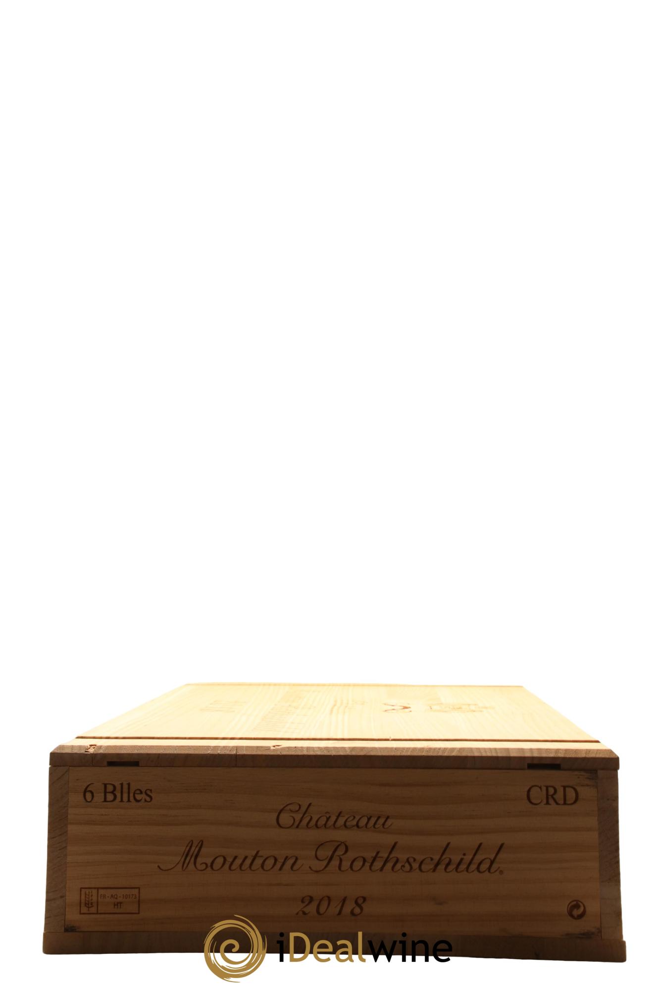 Château Mouton Rothschild 1er Grand Cru Classé 2018 - Lot of 6 bottles - 6