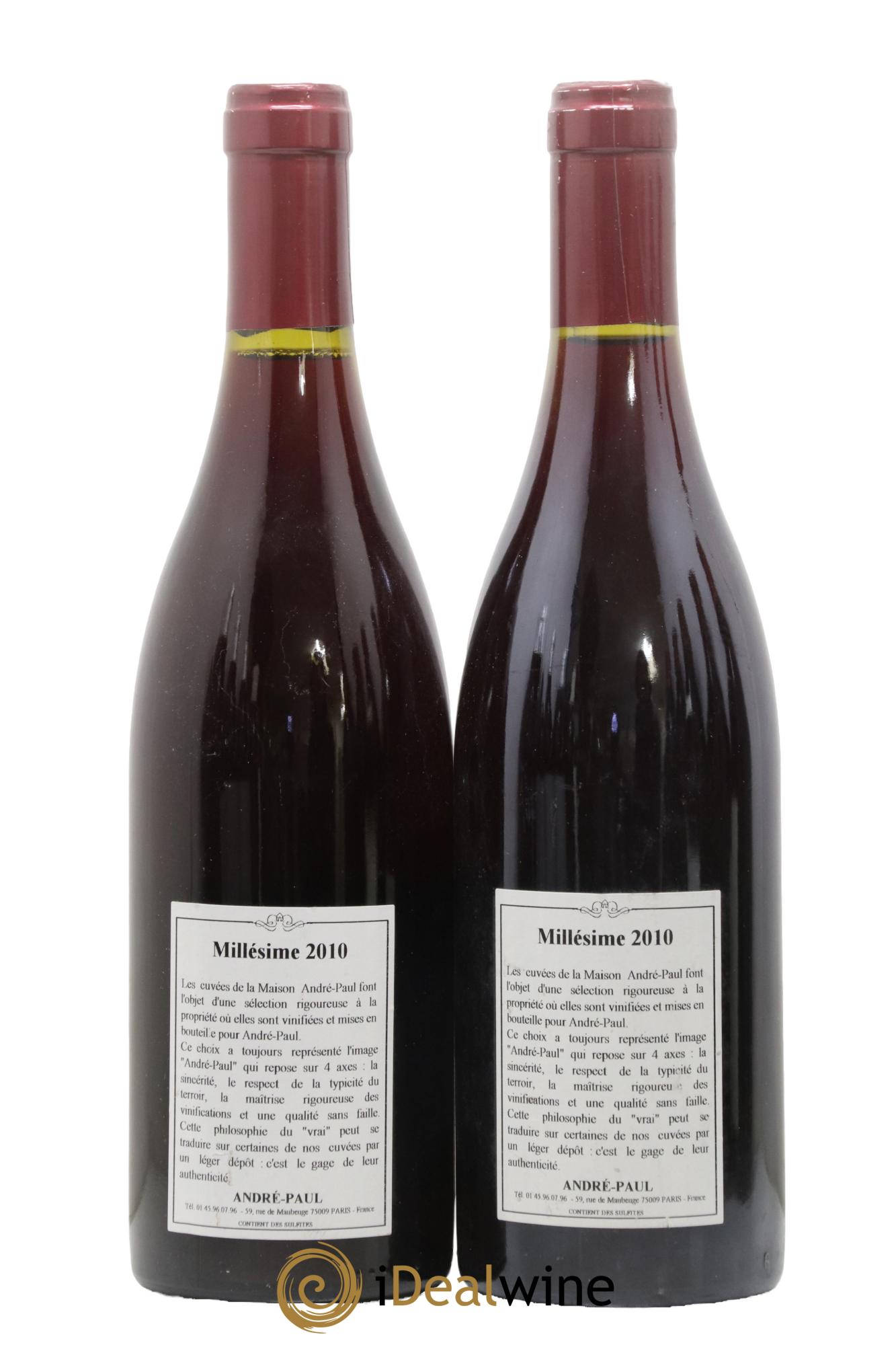 Mercurey Creux De Touches Domaine Meix Foulot 2010 - Lot de 2 bouteilles - 1