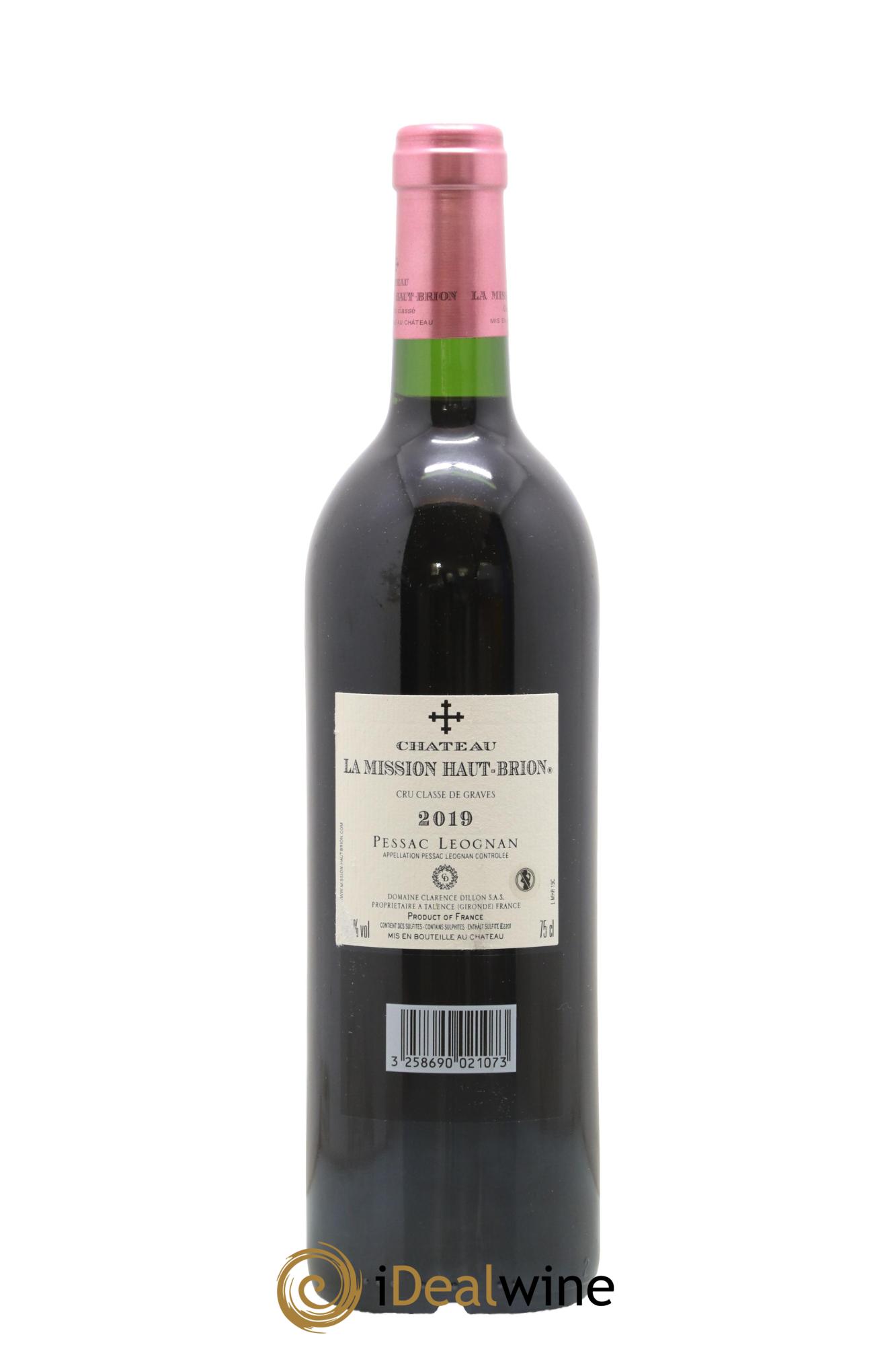 Château la Mission Haut-Brion Cru Classé de Graves 2019 - Lot de 1 bouteille - 1