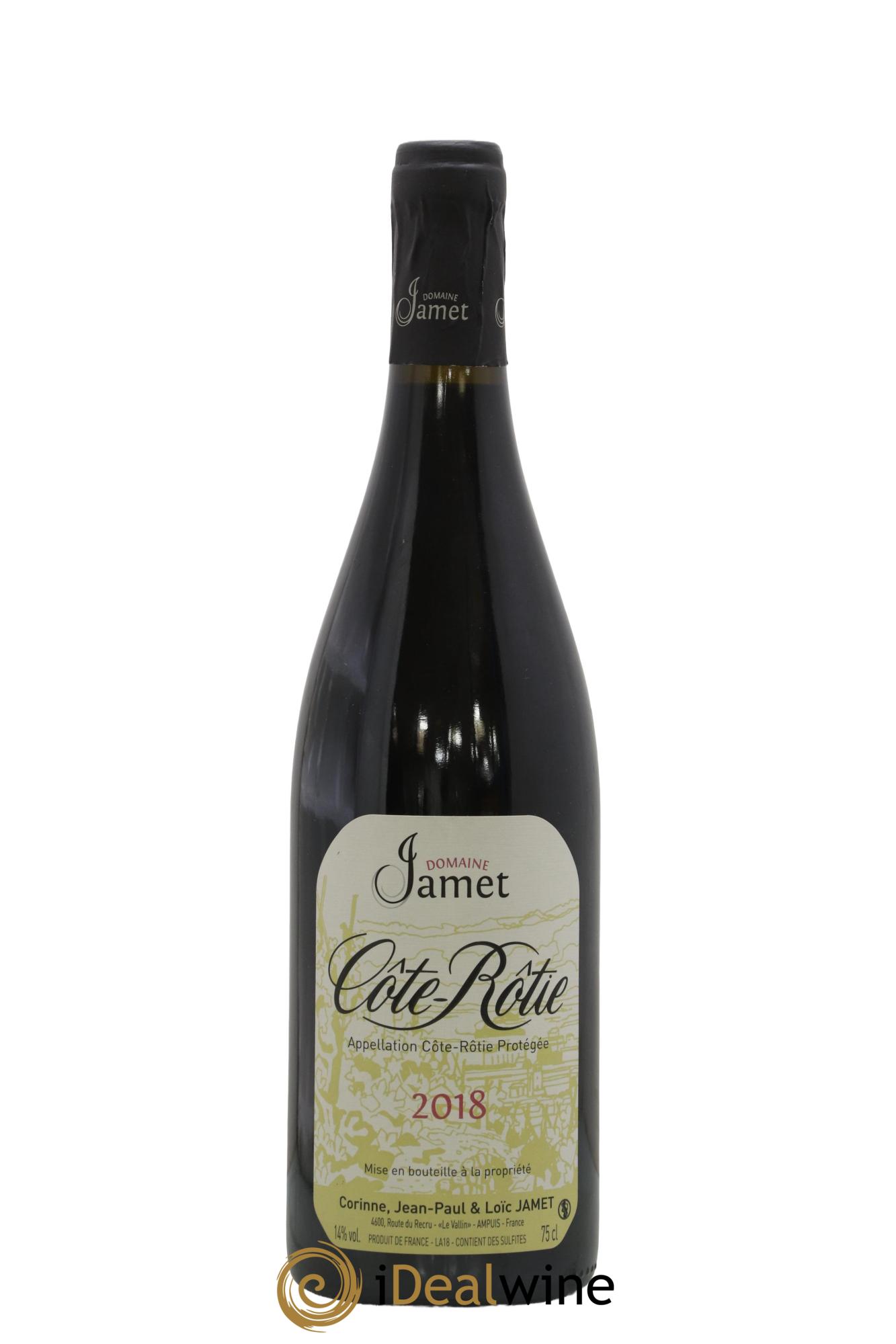 Côte-Rôtie Jamet (Domaine) 2018 - Lot de 1 bouteille - 0