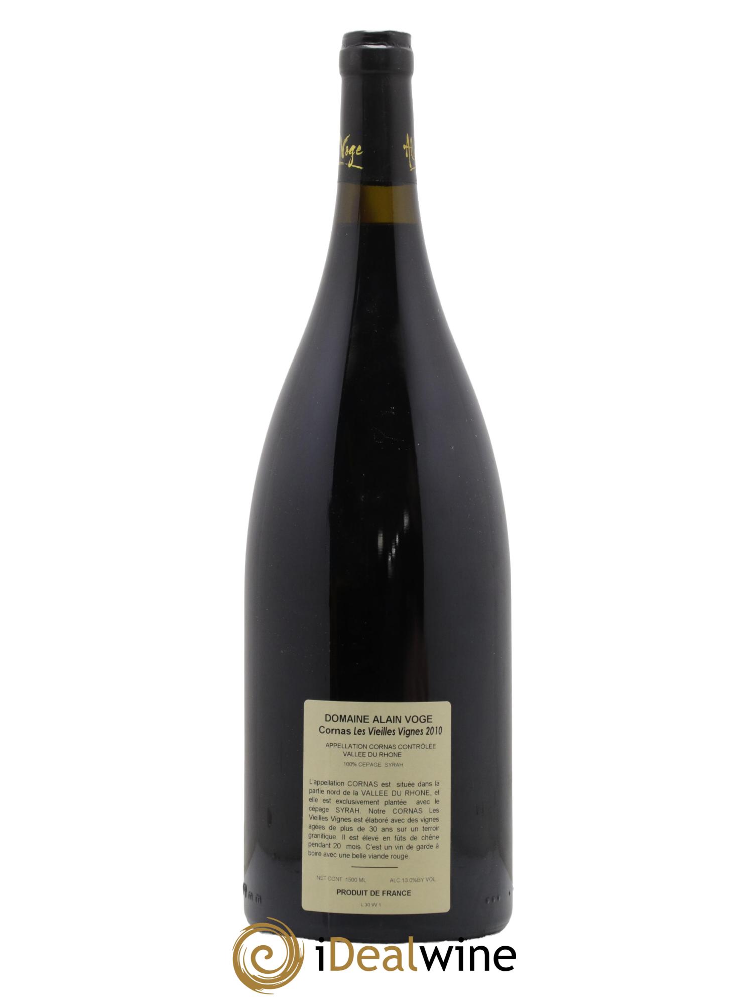 Cornas Les Vieilles Vignes Alain Voge (Domaine)  2010 - Lotto di 1 magnum - 1