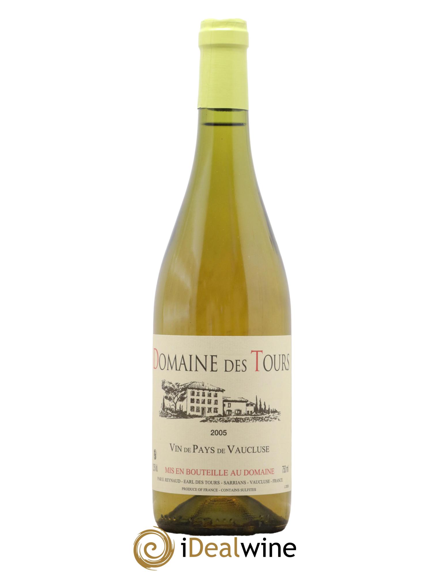 IGP Vaucluse (Vin de Pays de Vaucluse) Domaine des Tours Emmanuel Reynaud 2005 - Posten von 1 Flasche - 0